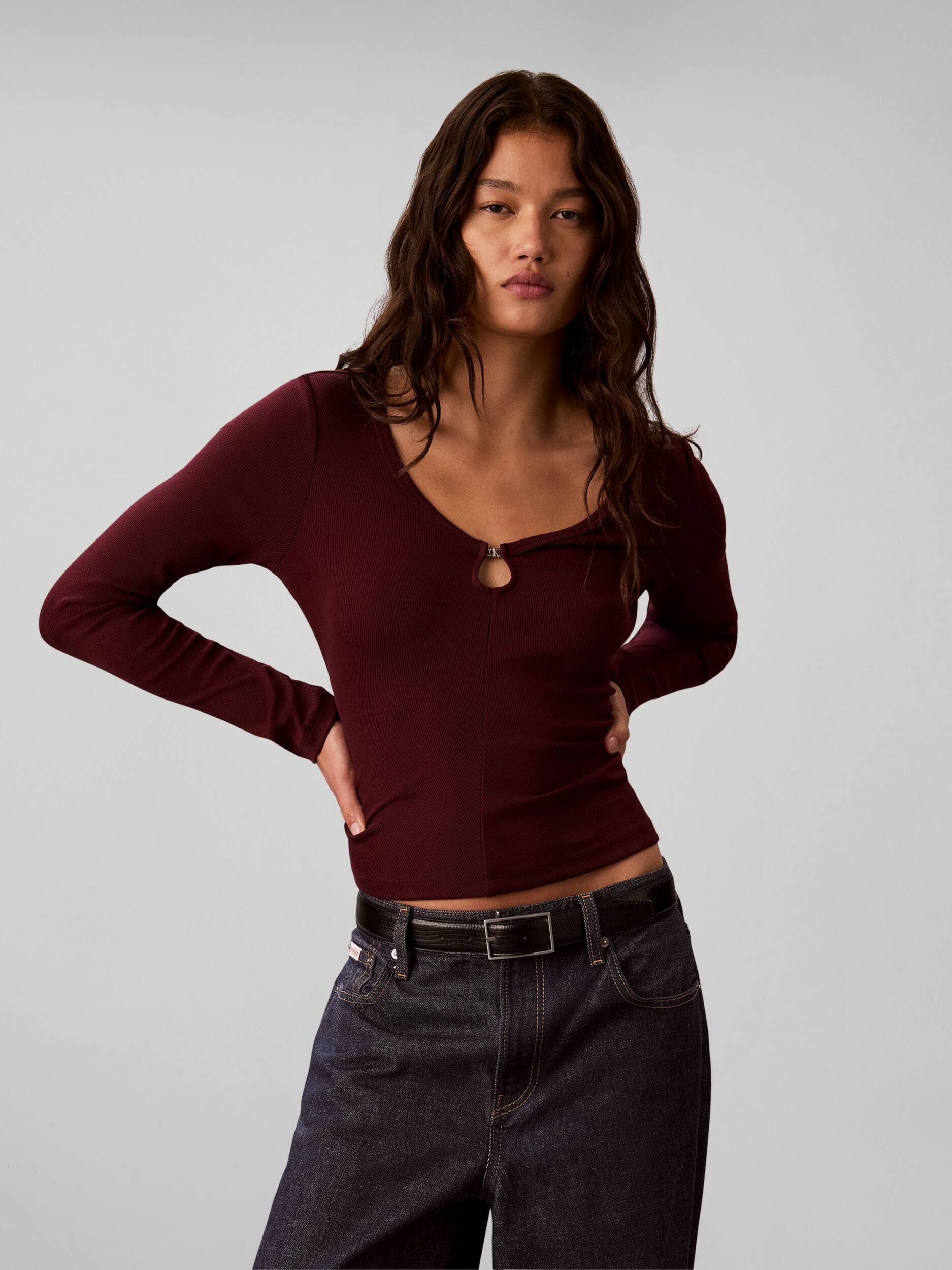 Calvin Klein Jeans Bluză Baby | Slim Fit