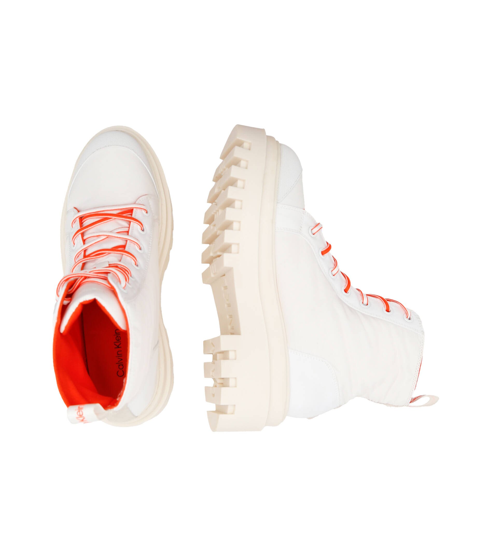 Calvin Klein Jeans Botine cu adaos de piele