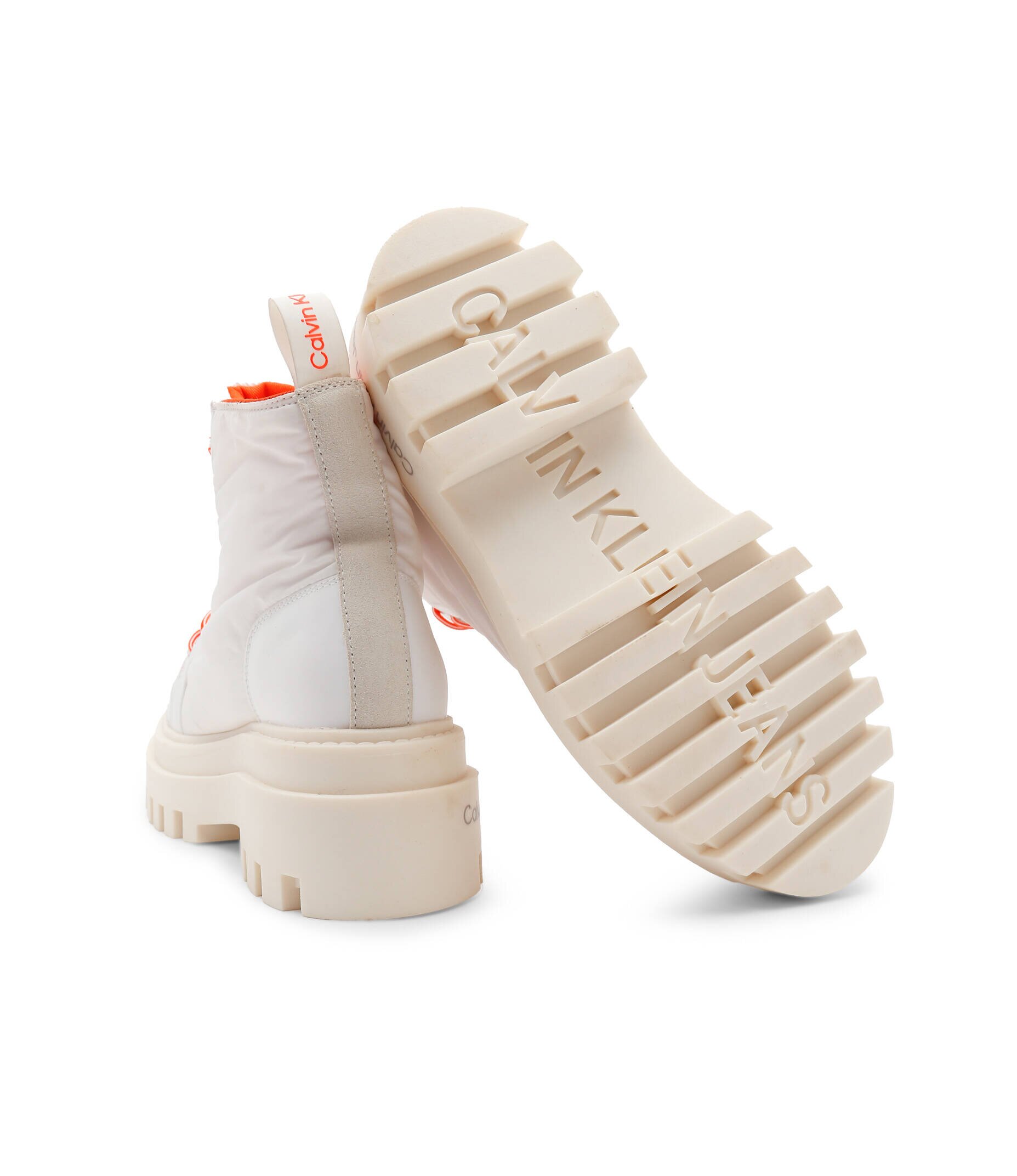Calvin Klein Jeans Botine cu adaos de piele