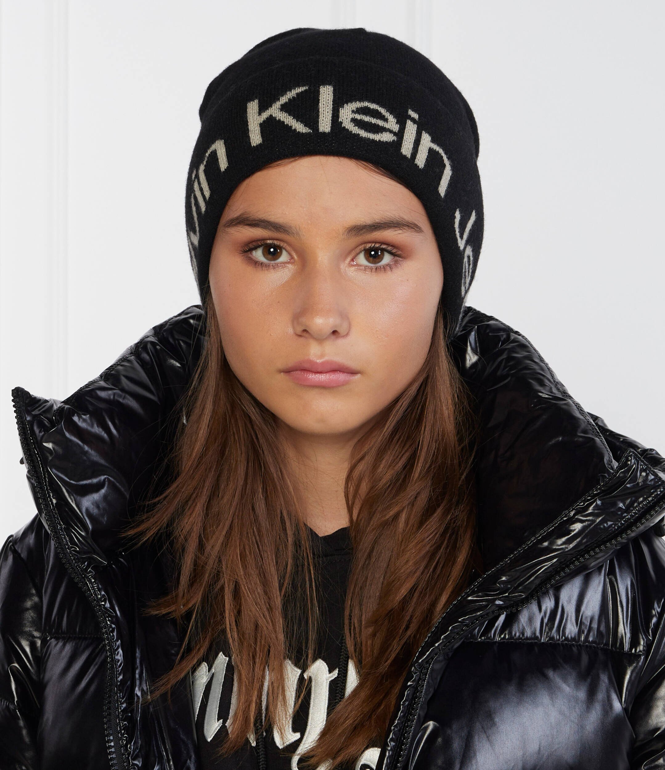 Calvin Klein Jeans Căciulă cu adaos de lână și cașmir