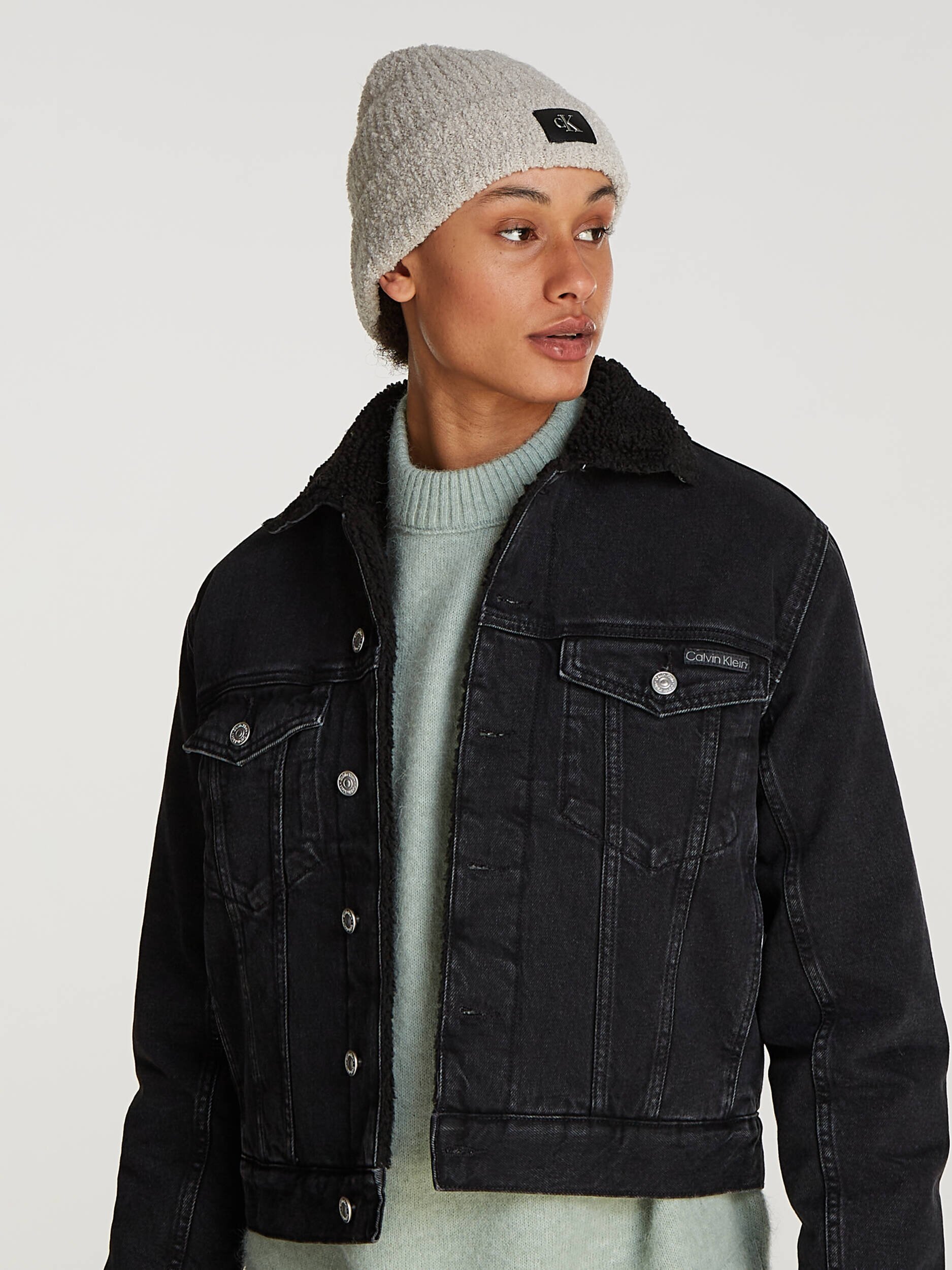 Calvin Klein Jeans Căciulă HARDWARE cu adaos de lână