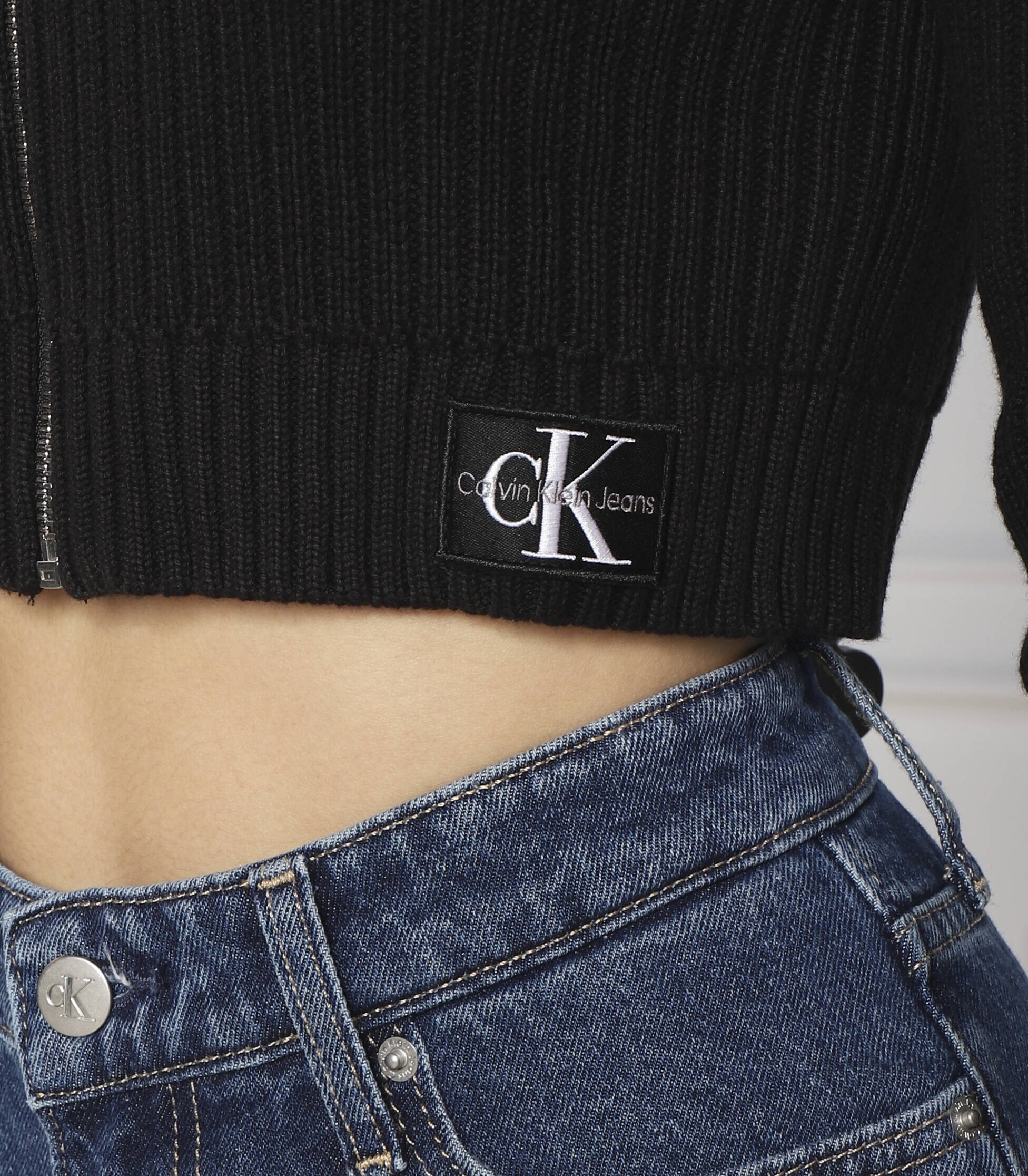 Calvin Klein Jeans Cardigan BADGE | Cropped Fit