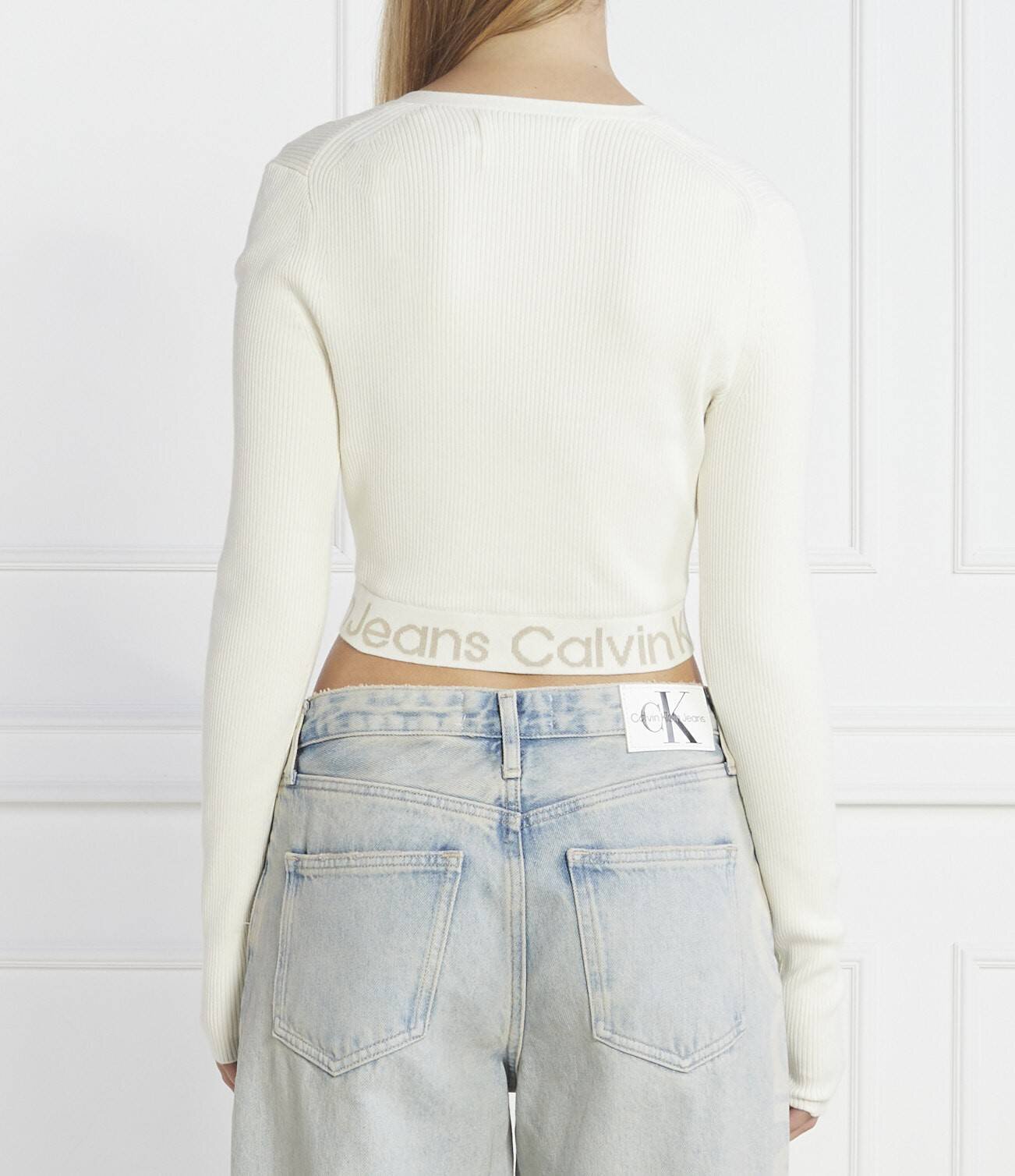 Calvin Klein Jeans Cardigan | Cropped Fit