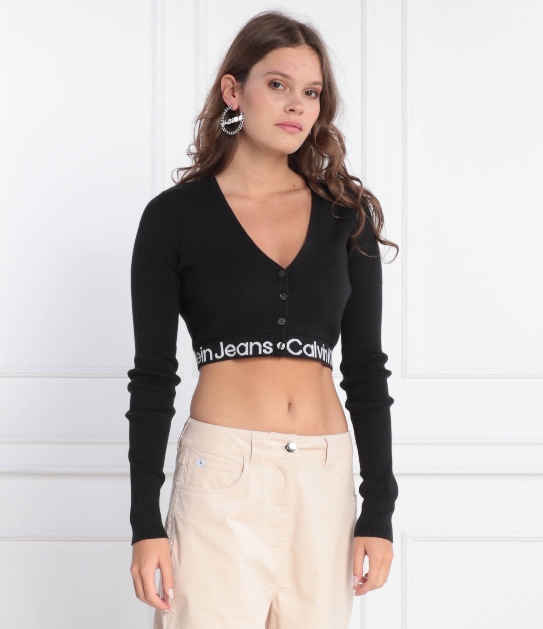 Calvin Klein Jeans Cardigan | Cropped Fit