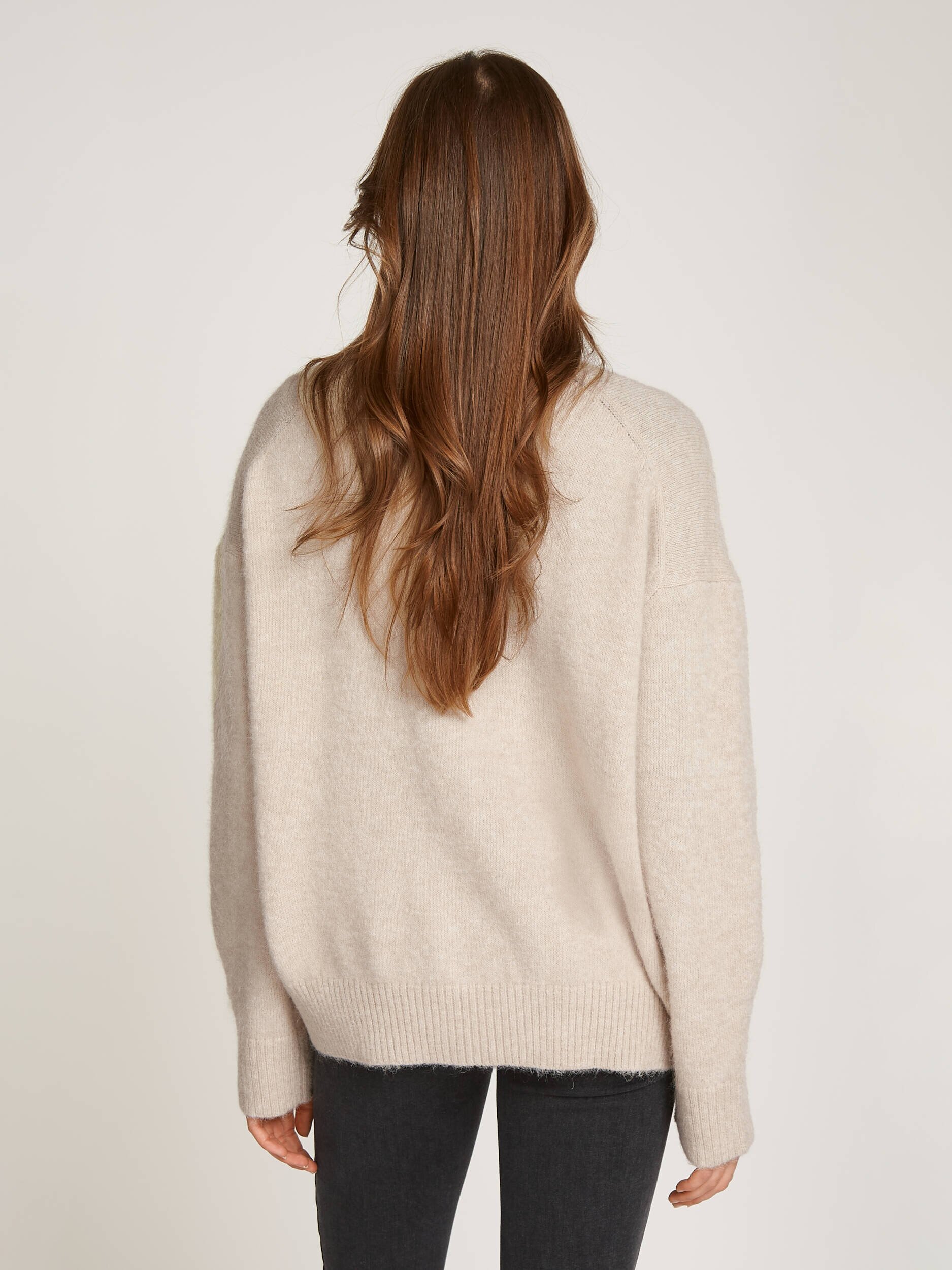 Calvin Klein Jeans Cardigan | Loose fit cu adaos de lână