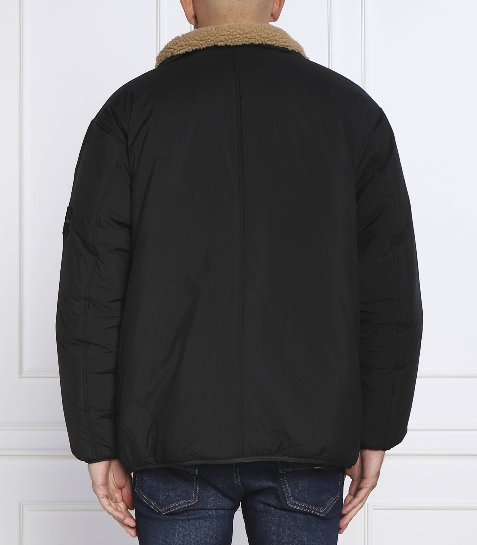 Calvin Klein Jeans Cu două fețe geacă REVERSIBLE SHERPA | Regular Fit