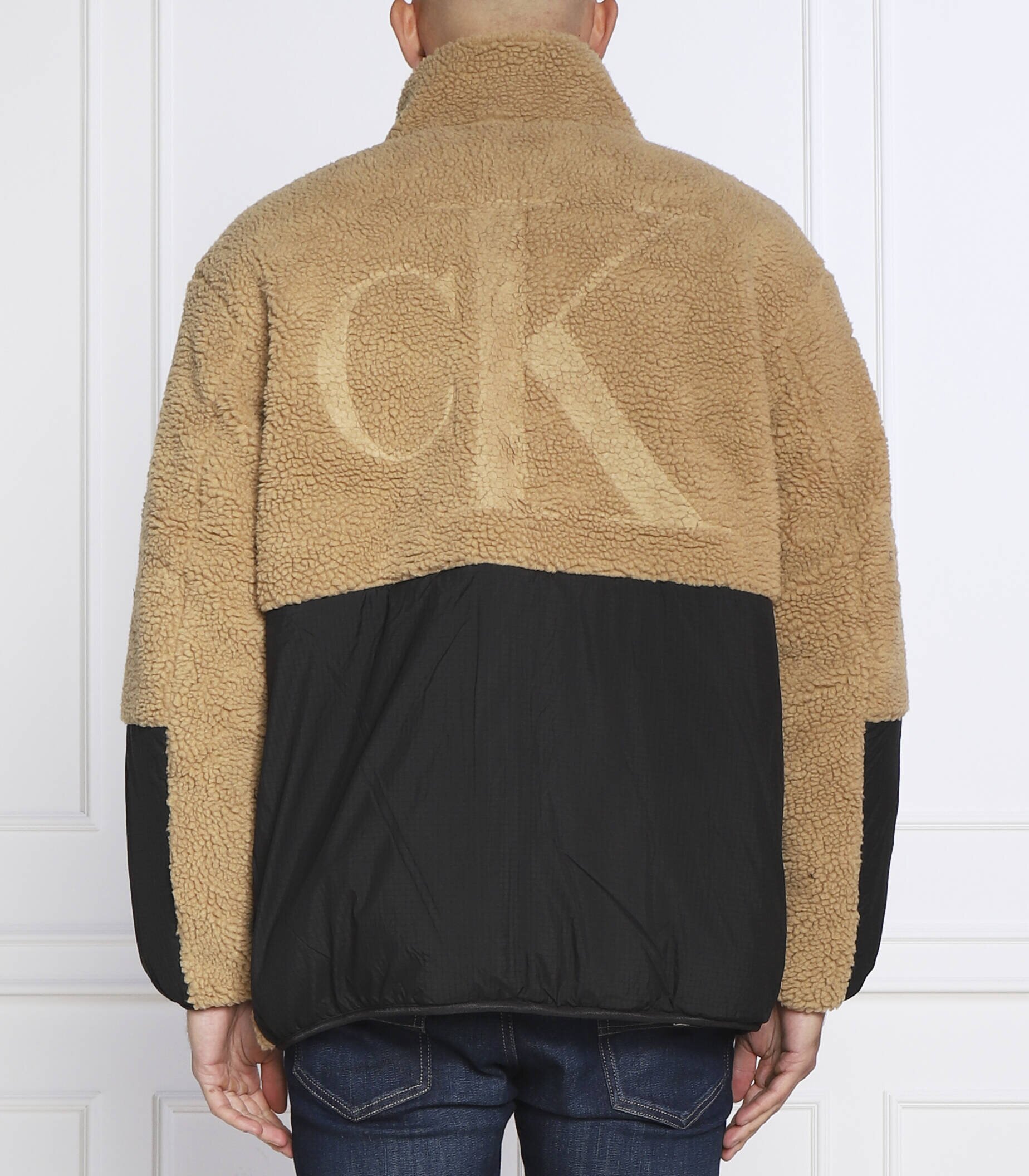 Calvin Klein Jeans Cu două fețe geacă REVERSIBLE SHERPA | Regular Fit