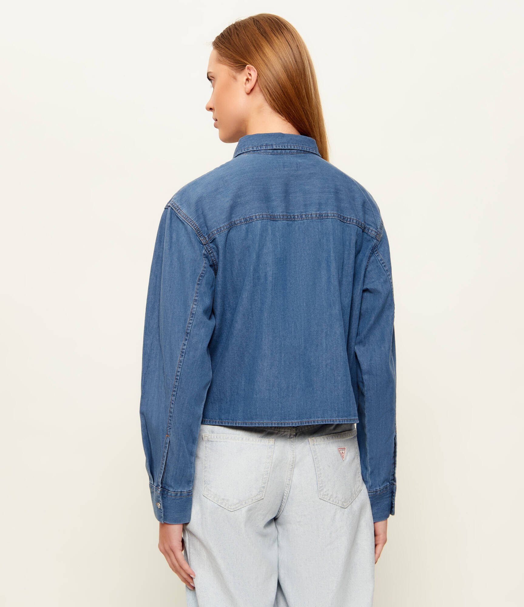 Calvin Klein Jeans De blugi cămașă NEW DAD | Cropped Fit