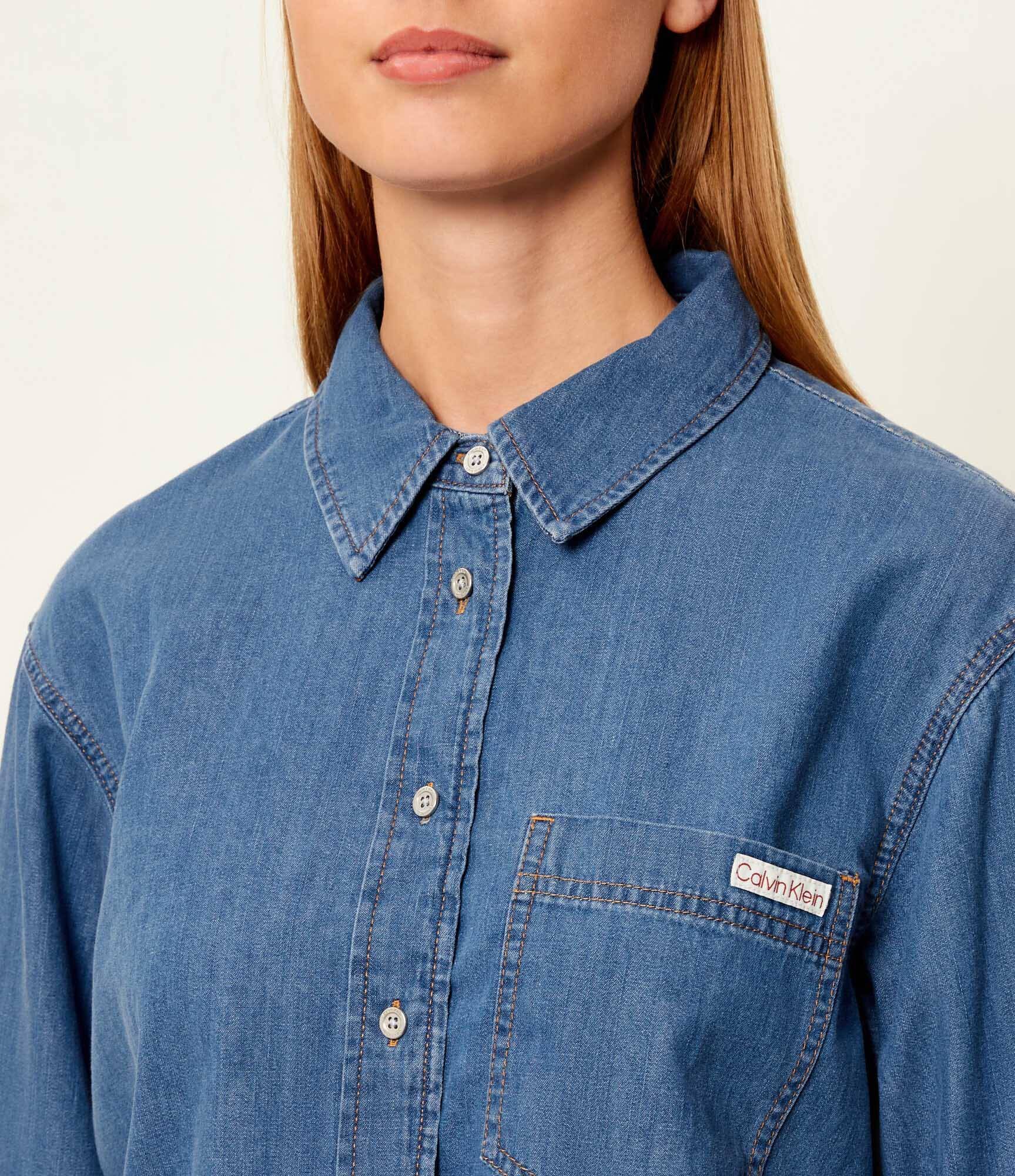 Calvin Klein Jeans De blugi cămașă NEW DAD | Cropped Fit