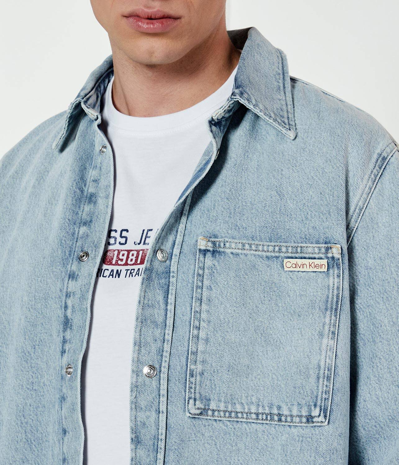 Calvin Klein Jeans De blugi cămașă | Regular Fit