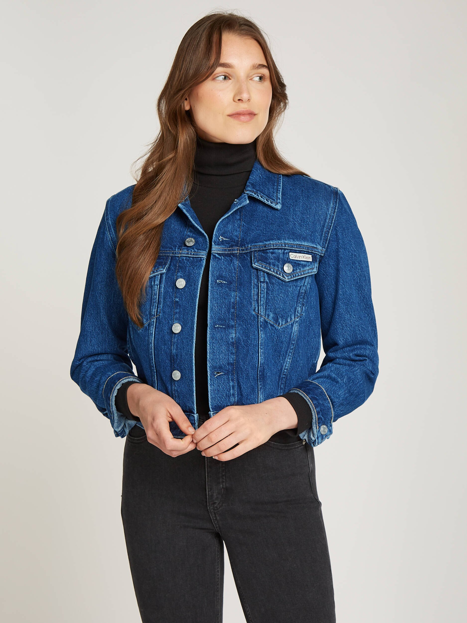 Calvin Klein Jeans De blugi geacă 90s | Cropped Fit