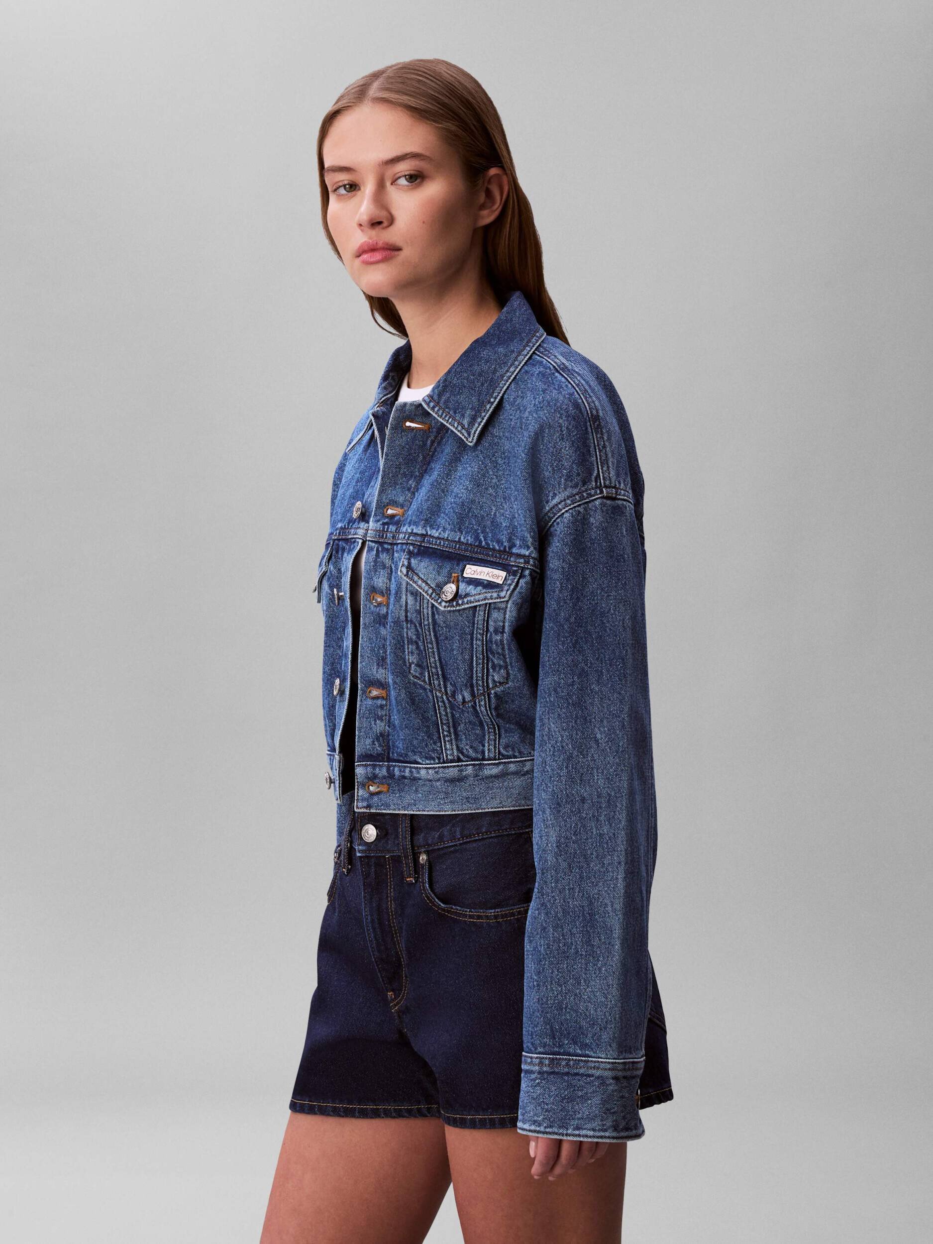 Calvin Klein Jeans De blugi geacă | Cropped Fit