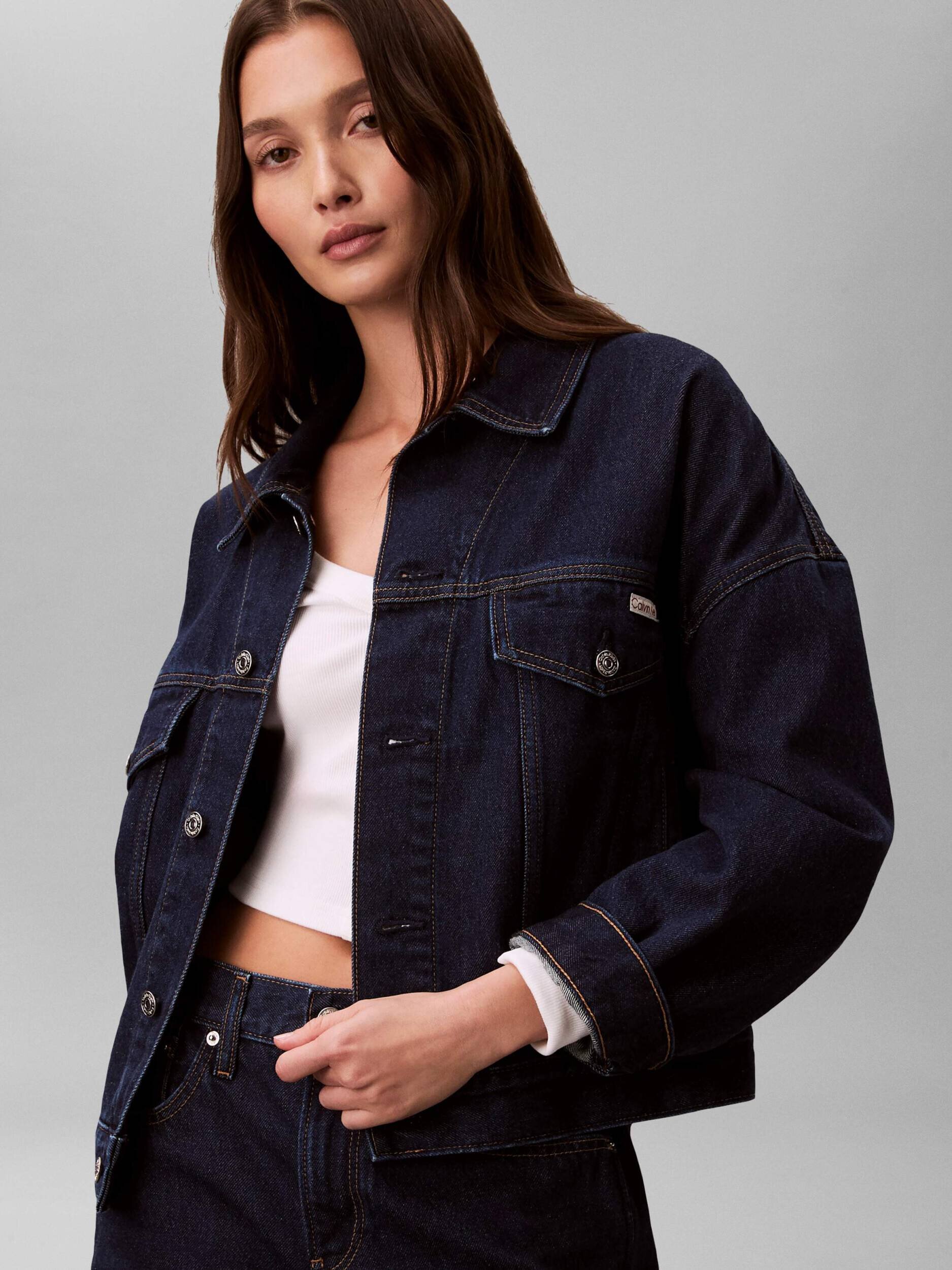 Calvin Klein Jeans De blugi geacă Trucker | Relaxed fit