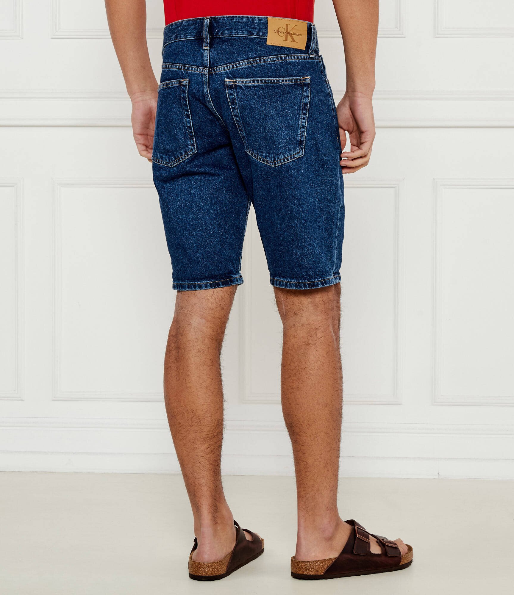 Calvin Klein Jeans De blugi pantaloni scurți | Regular Fit