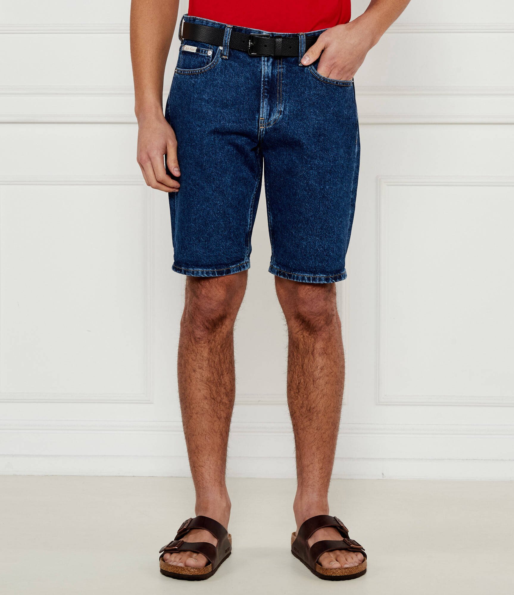 Calvin Klein Jeans De blugi pantaloni scurți | Regular Fit