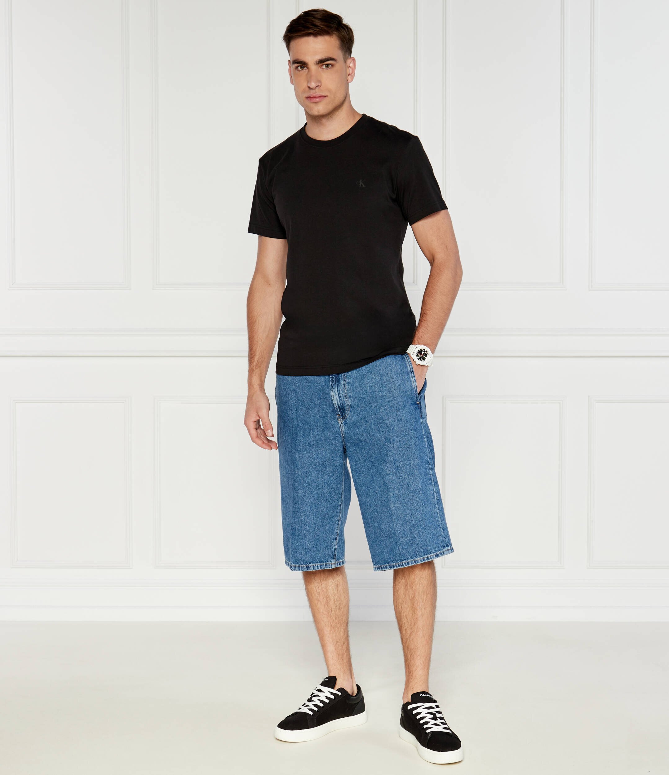 Calvin Klein Jeans De blugi pantaloni scurți | Relaxed fit