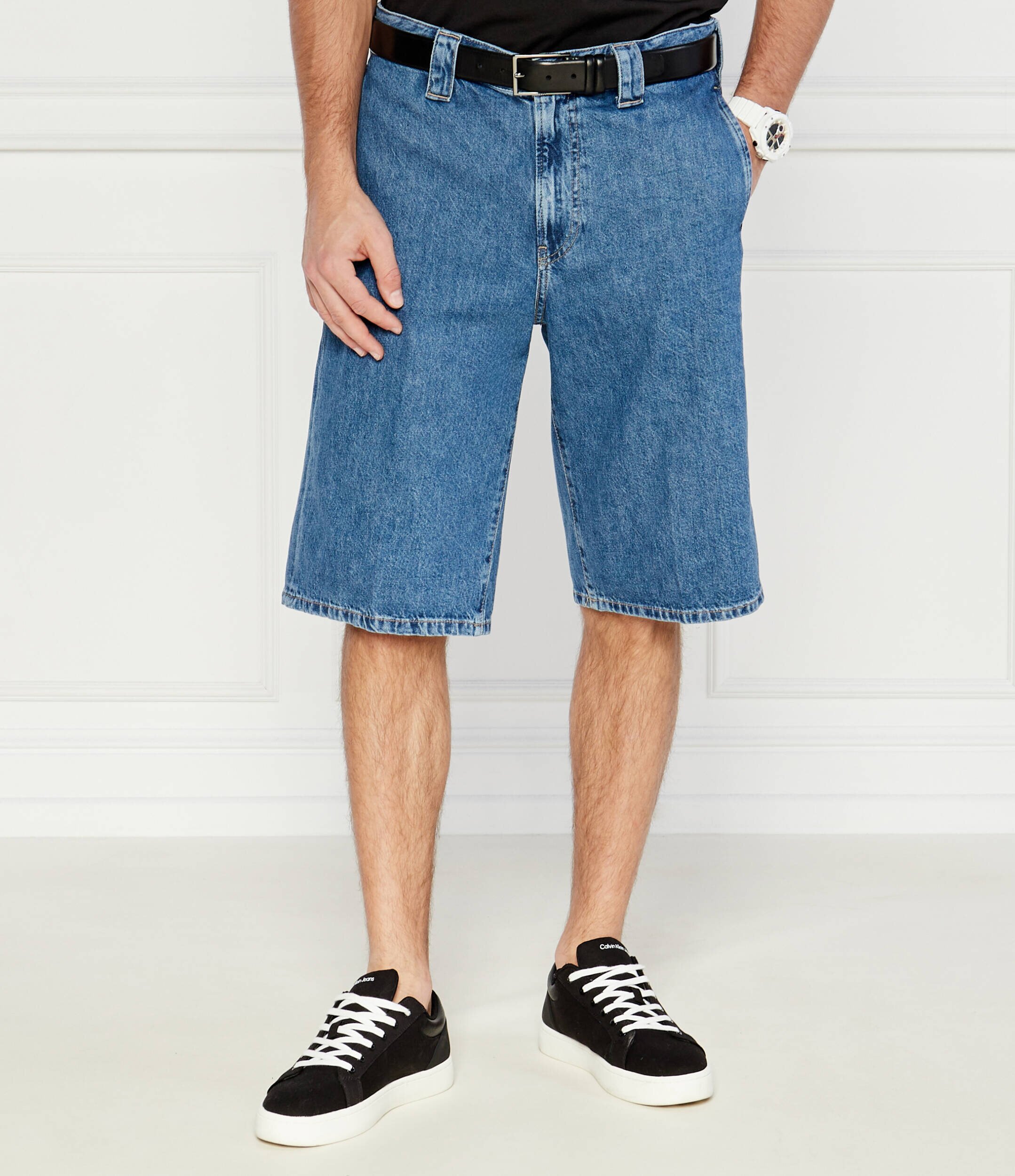 Calvin Klein Jeans De blugi pantaloni scurți | Relaxed fit