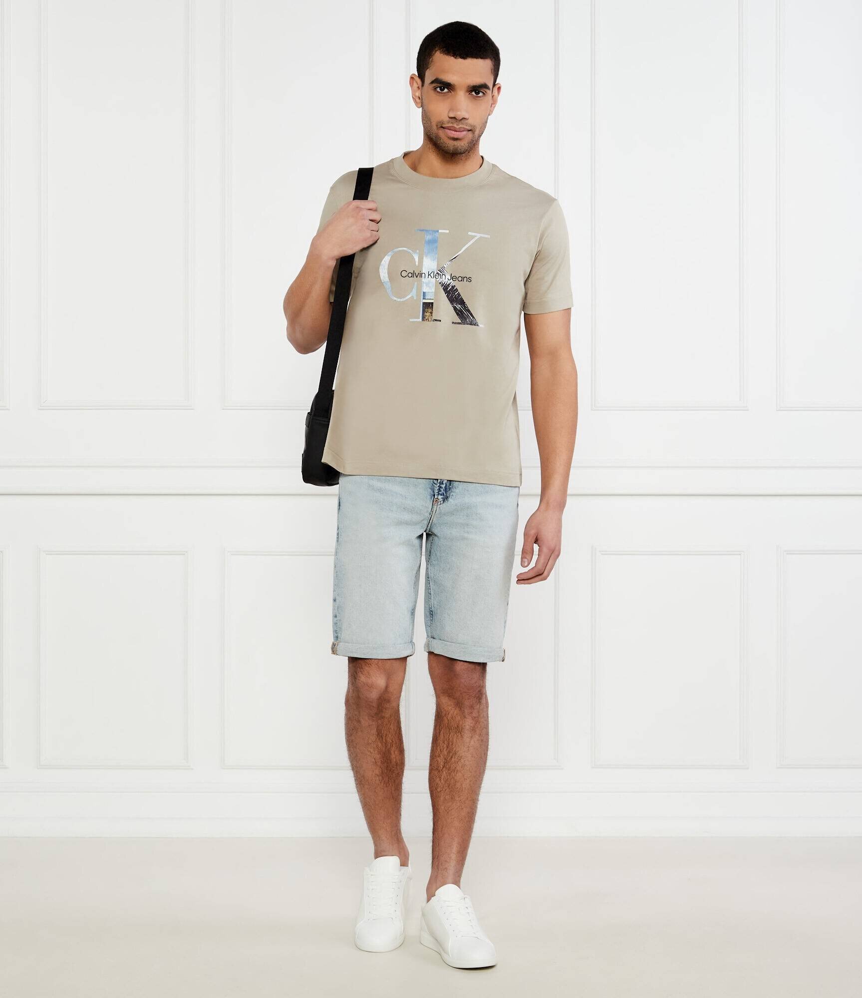 Calvin Klein Jeans De blugi pantaloni scurți | Slim Fit