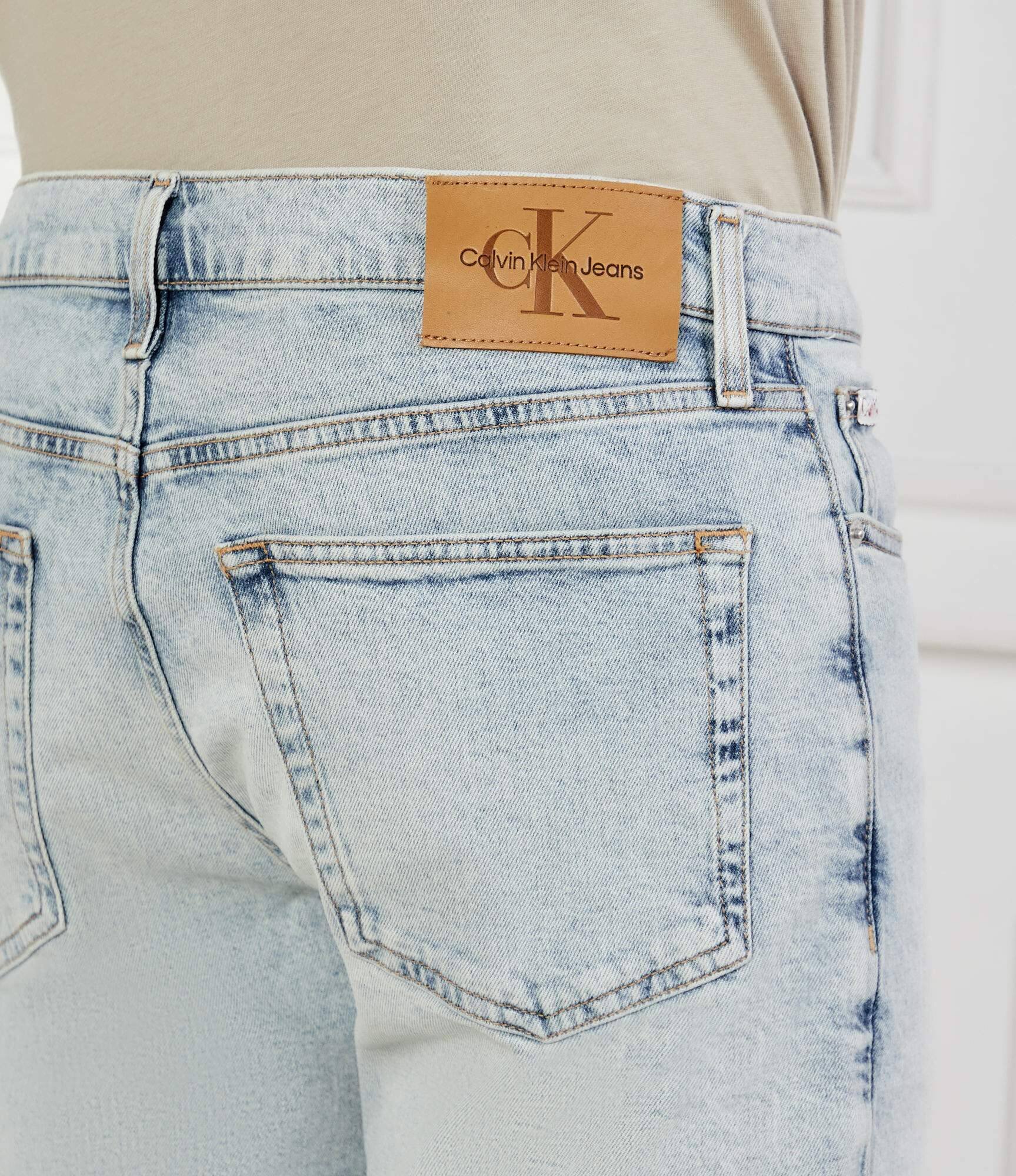 Calvin Klein Jeans De blugi pantaloni scurți | Slim Fit