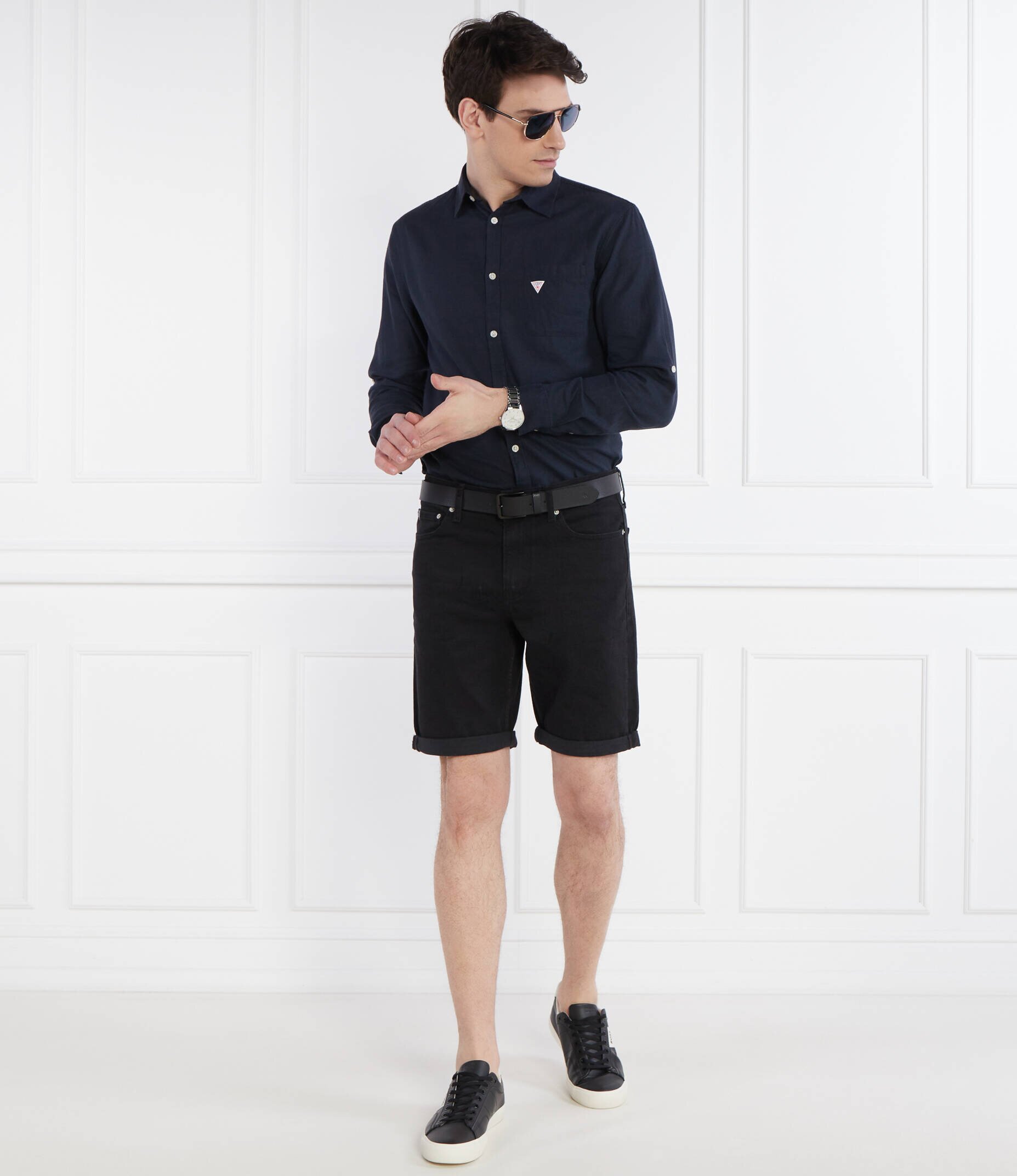 Calvin Klein Jeans De blugi pantaloni scurți | Slim Fit