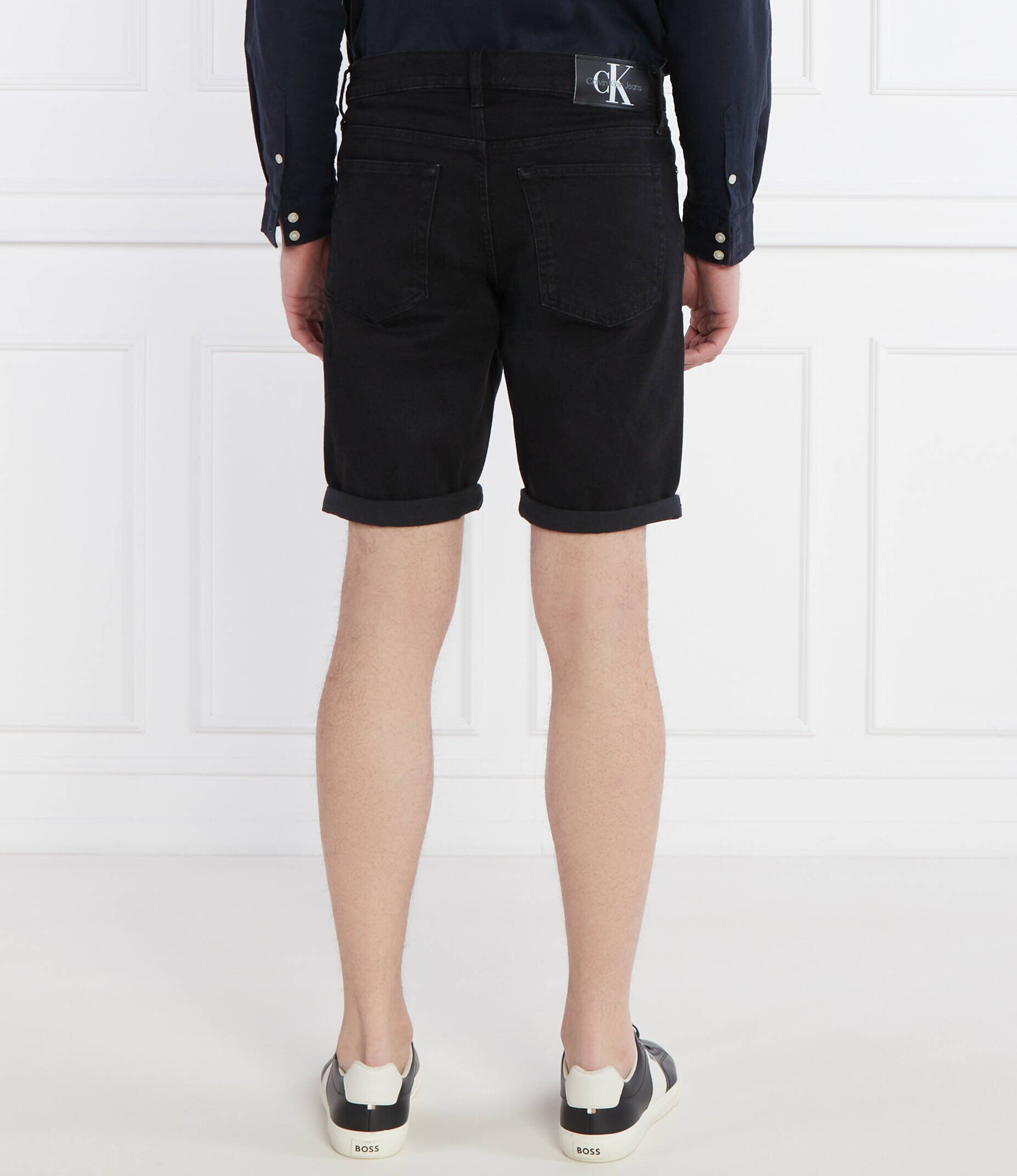 Calvin Klein Jeans De blugi pantaloni scurți | Slim Fit