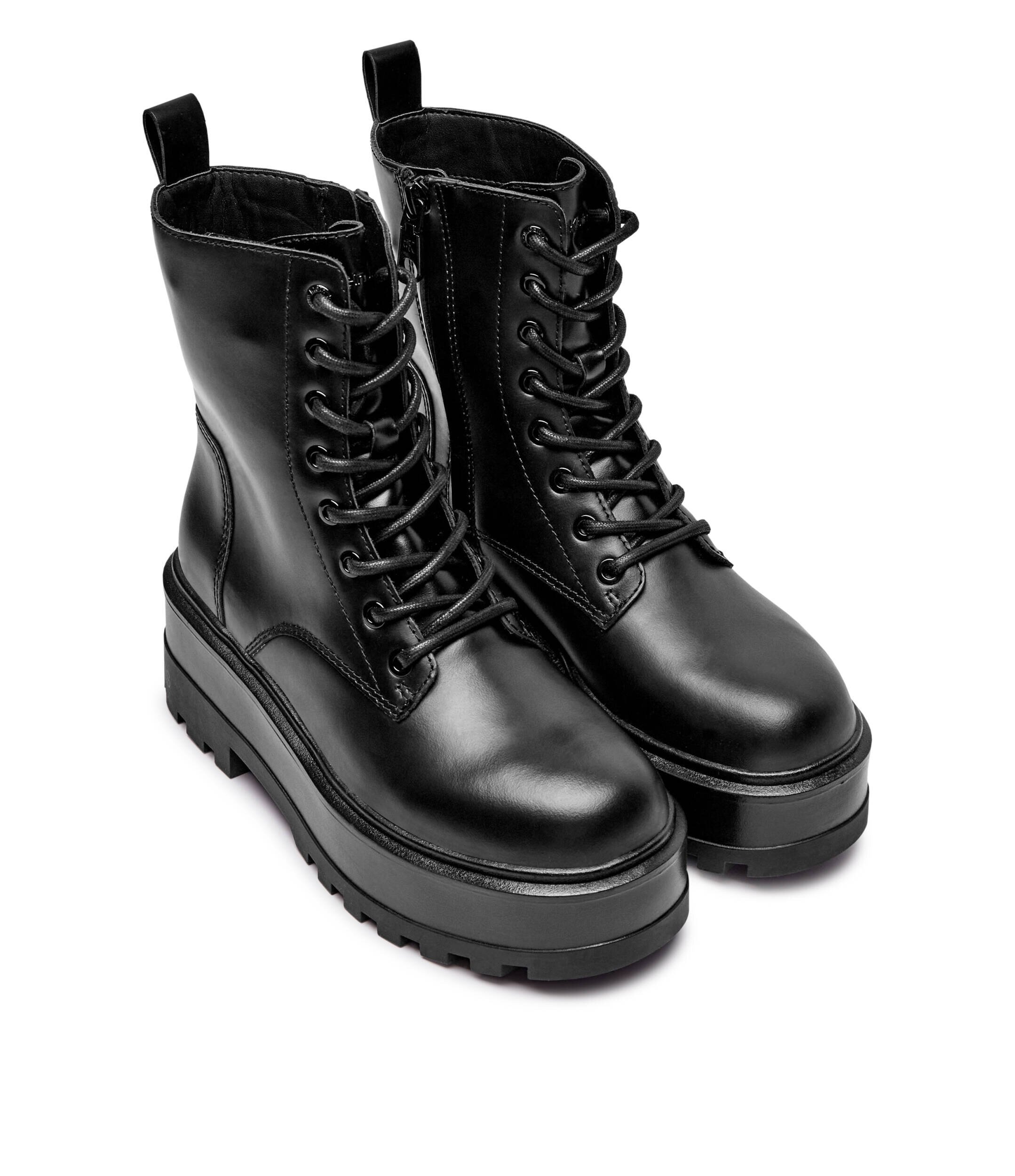 Calvin Klein Jeans De piele botine cu platformă