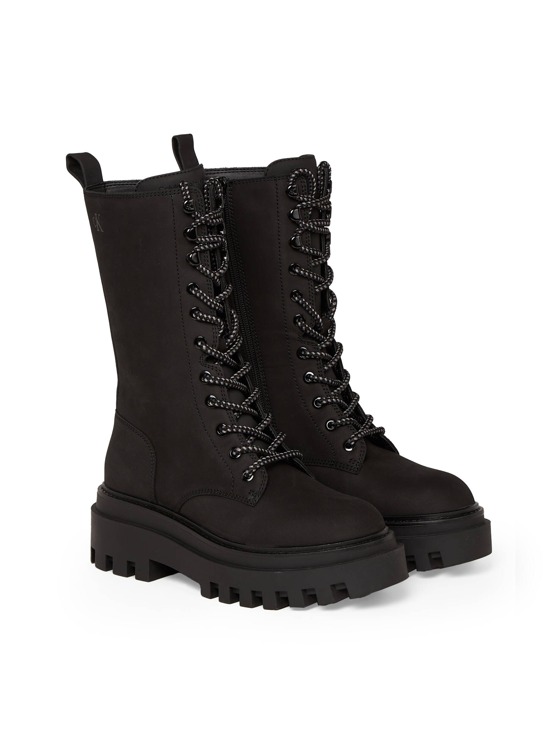 Calvin Klein Jeans De piele botine cu platformă