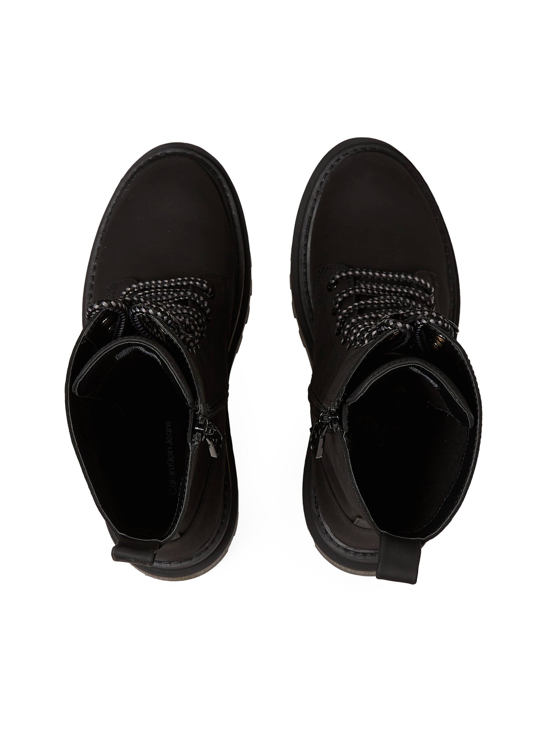 Calvin Klein Jeans De piele botine cu platformă