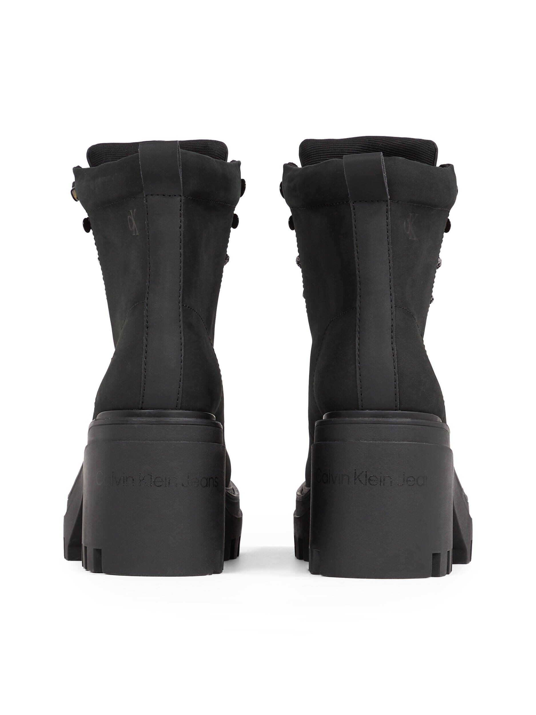 Calvin Klein Jeans De piele botine cu toc