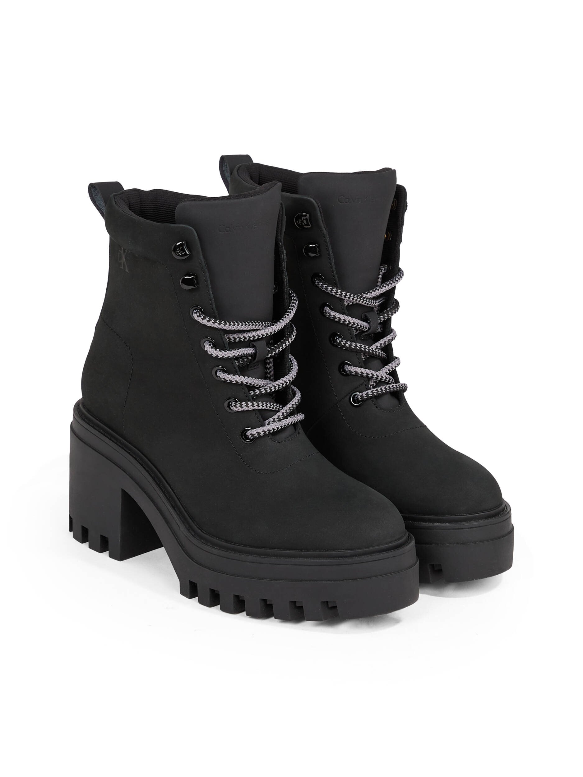Calvin Klein Jeans De piele botine cu toc
