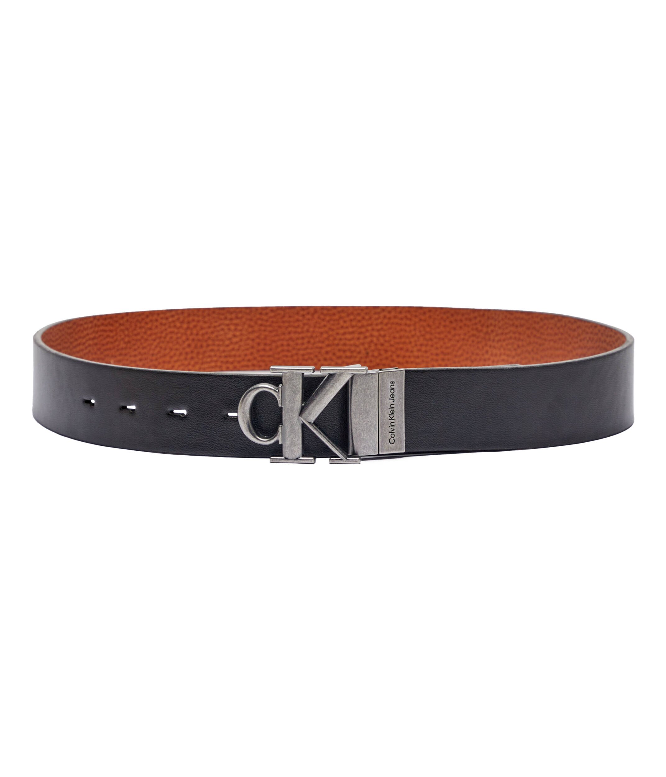 Calvin Klein Jeans De piele cu două fețe curea