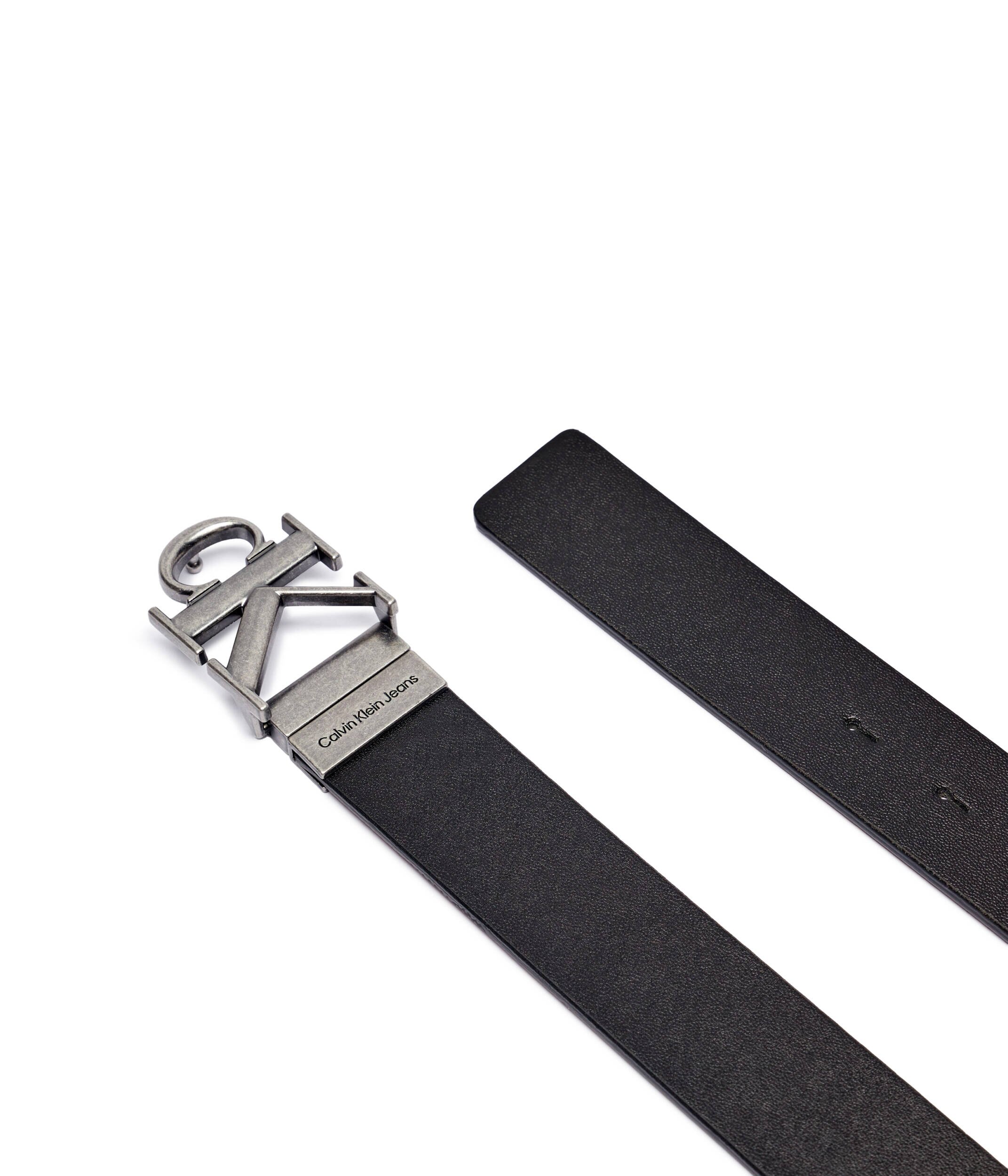 Calvin Klein Jeans De piele cu două fețe curea