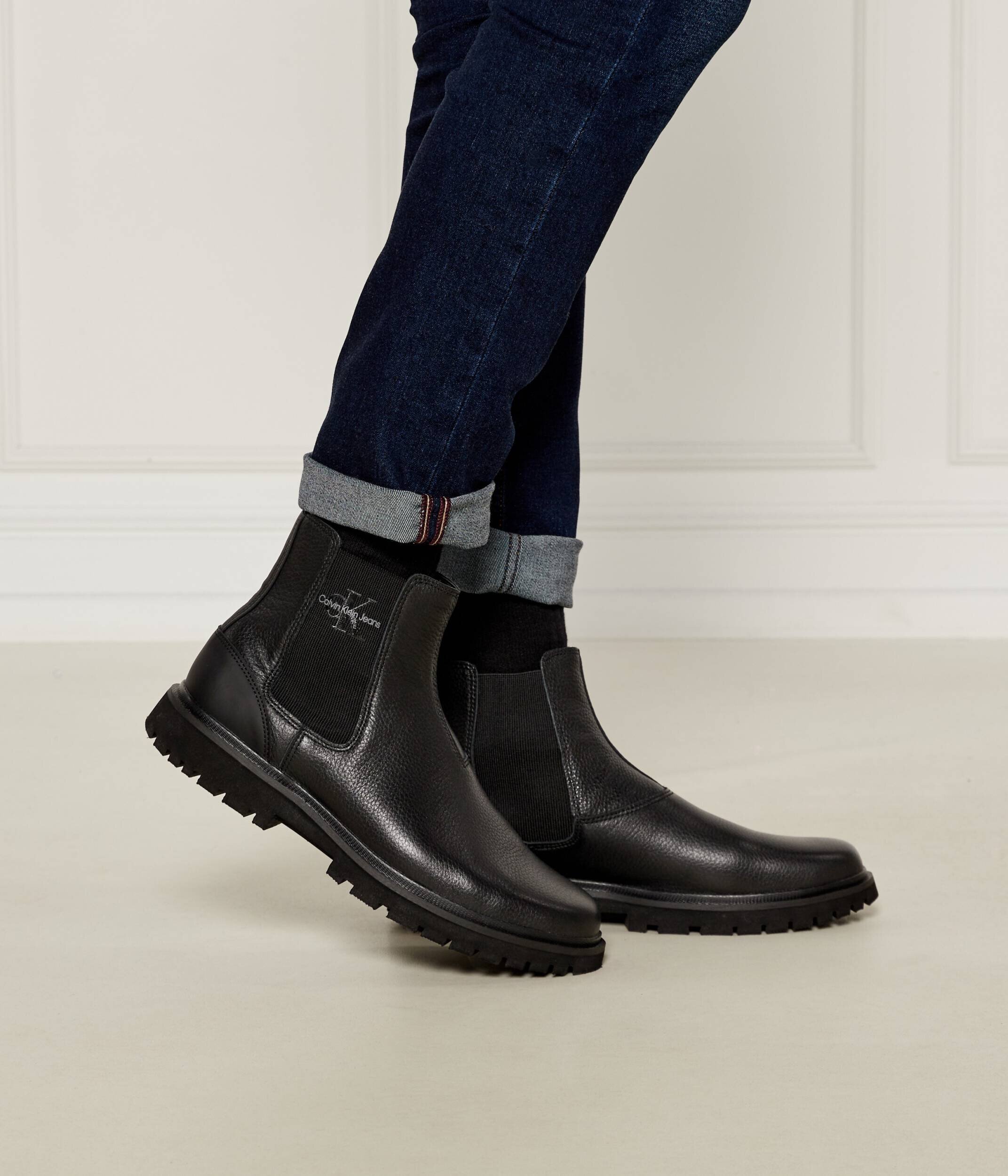 Calvin Klein Jeans De piele ghete chelsea Eva