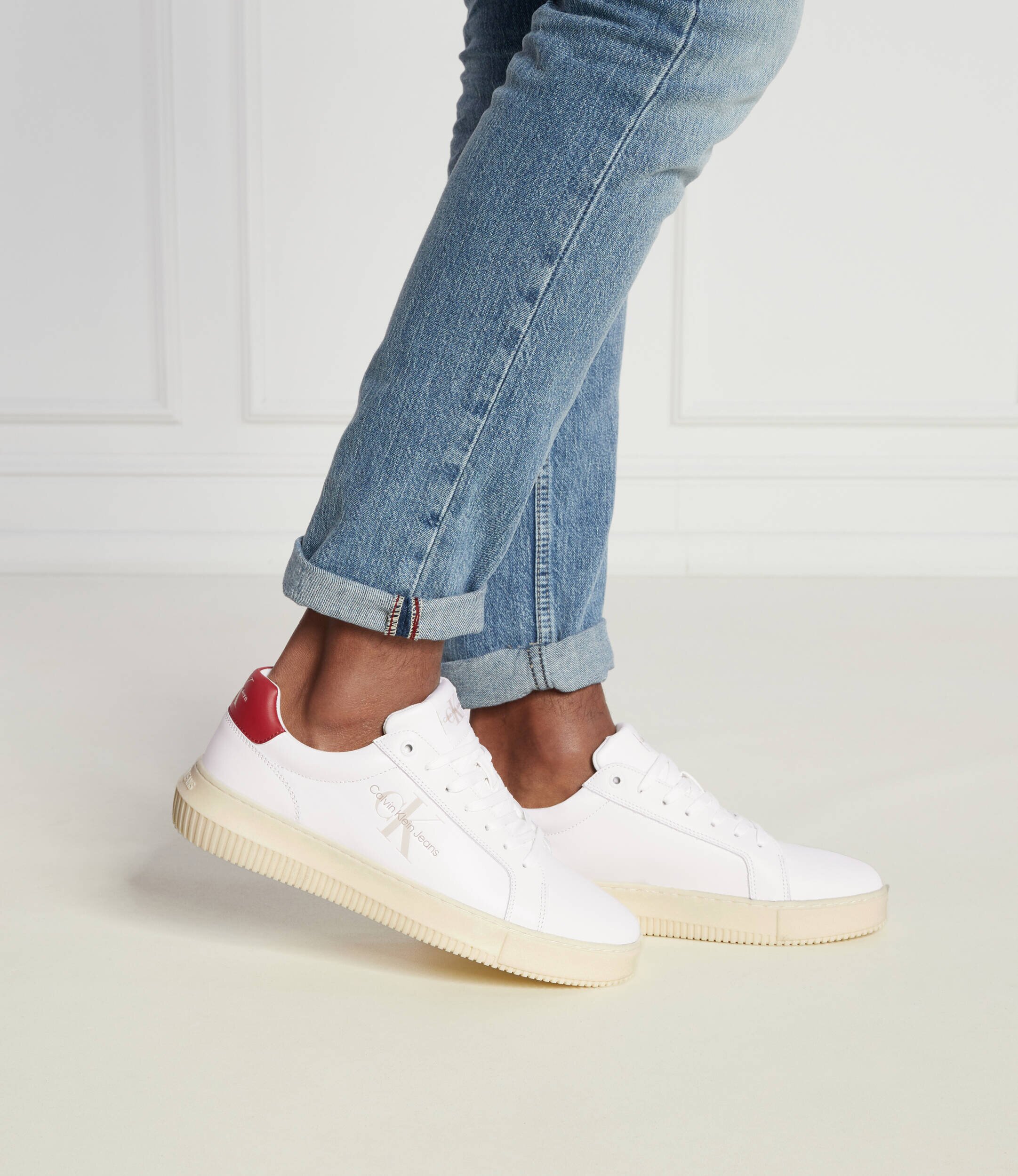 Calvin Klein Jeans De piele sneakers CHUNKY CUPSOLE MONOLOGO