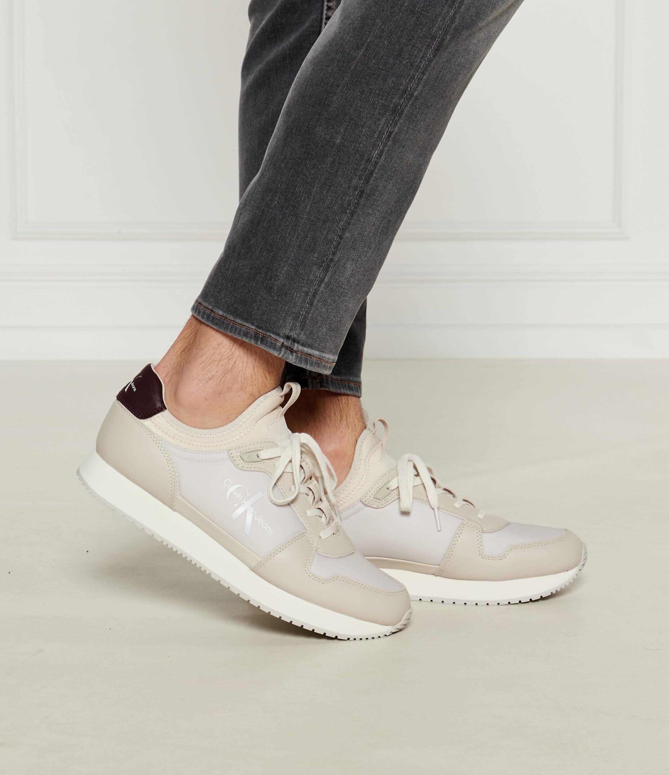 Calvin Klein Jeans De piele sneakers RETRO RUNNER