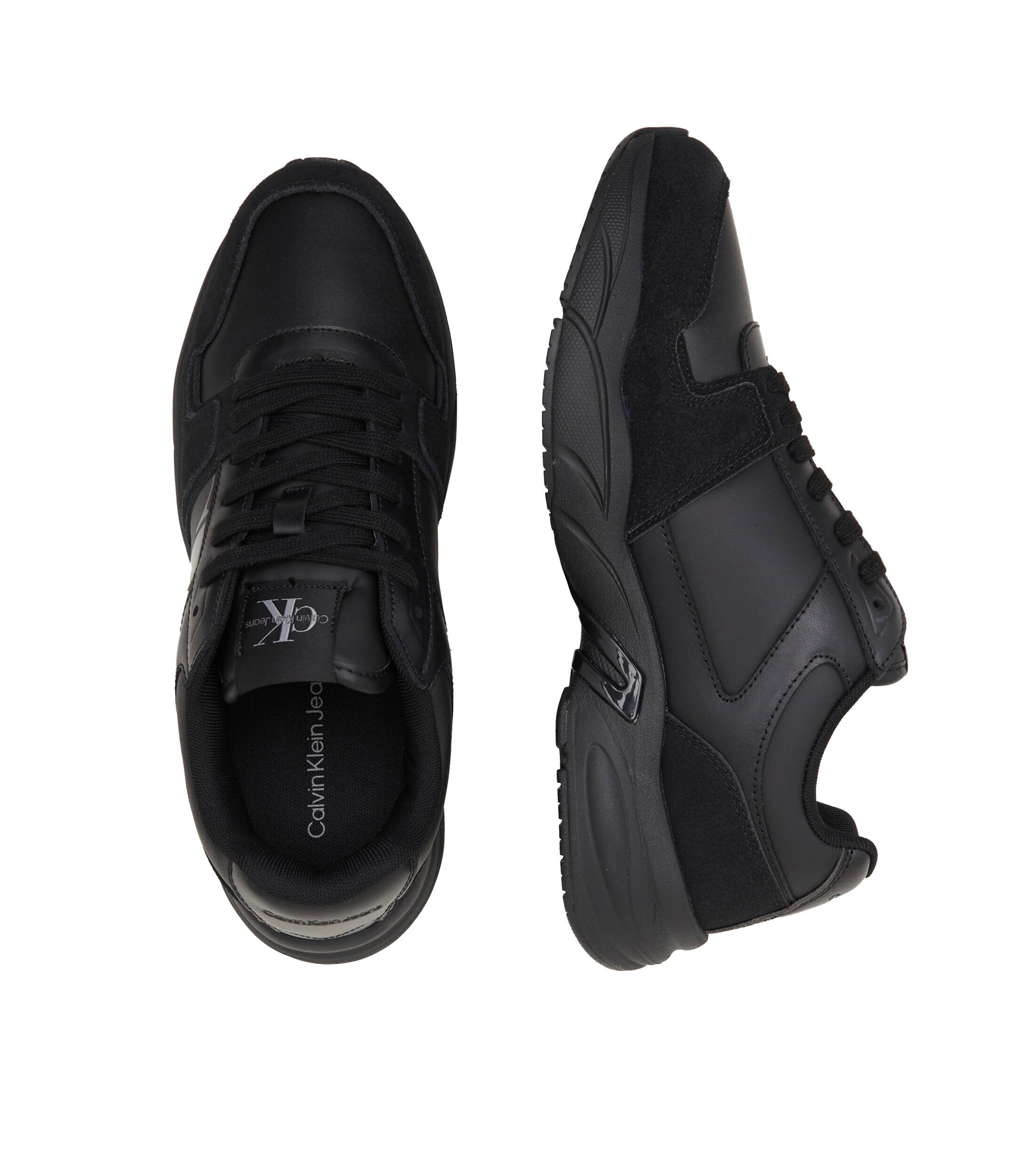 Calvin Klein Jeans De piele sneakers RETRO TENNIS LACEUP