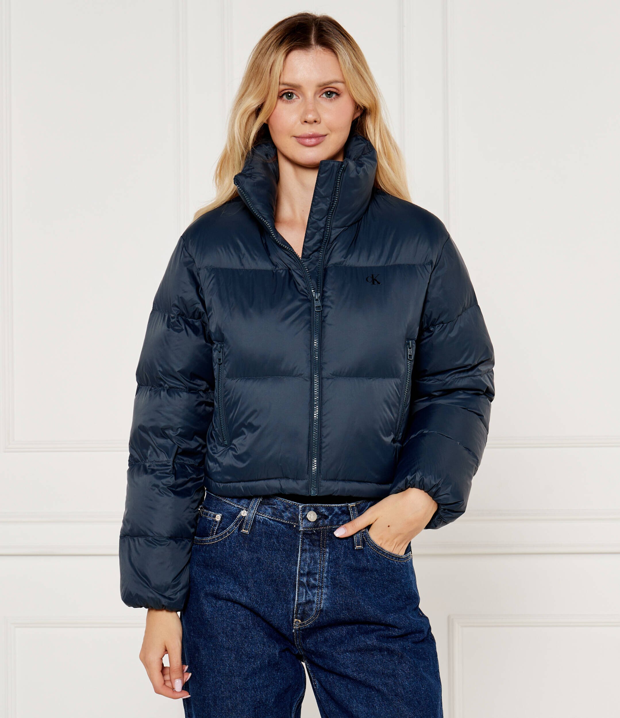 Calvin Klein Jeans De puf geacă | Cropped Fit