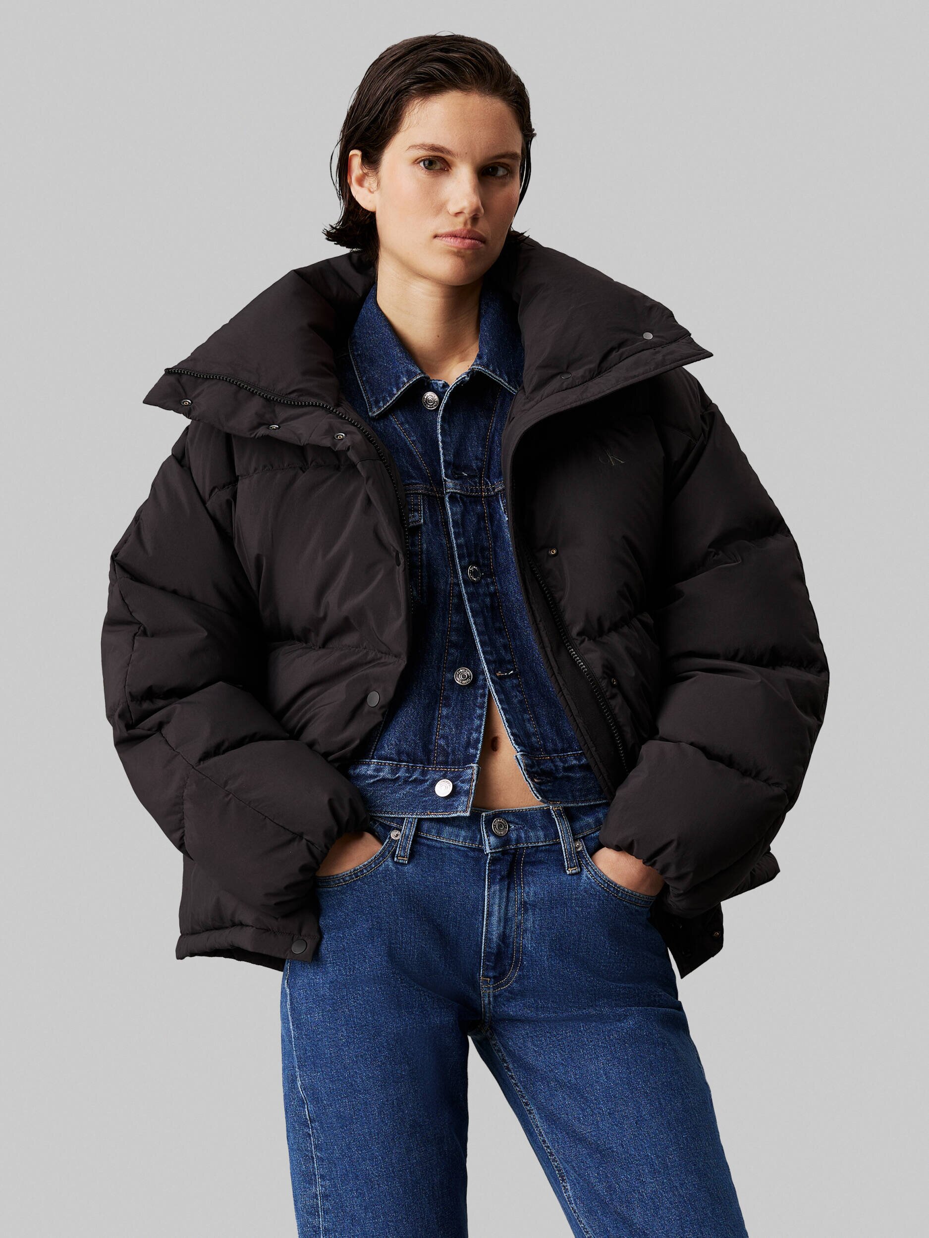 Calvin Klein Jeans De puf geacă | Relaxed fit