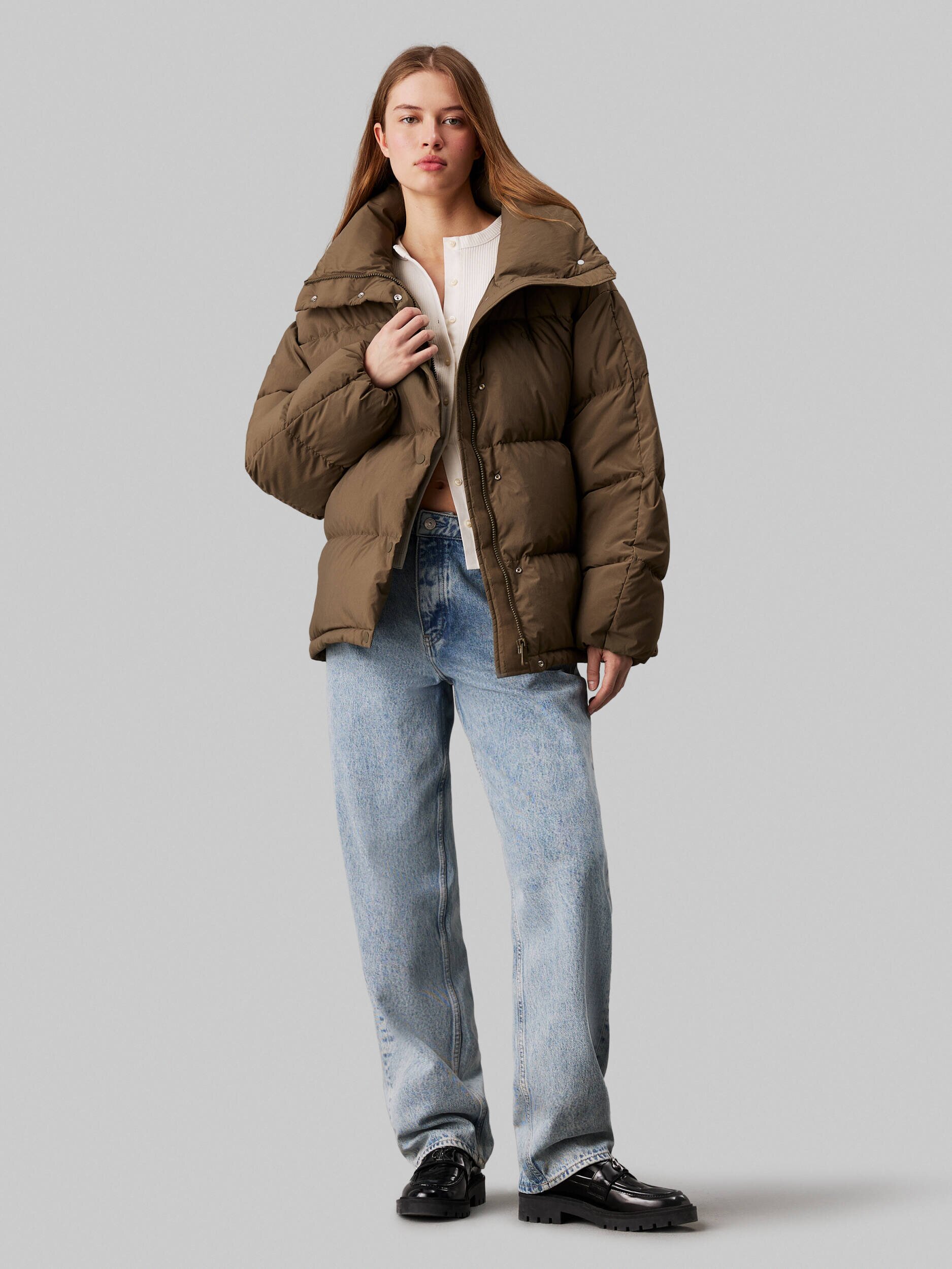 Calvin Klein Jeans De puf geacă | Relaxed fit