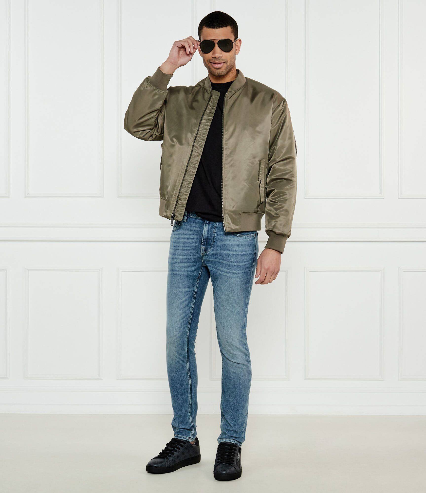 Calvin Klein Jeans De satin geacă bomber HERO | Regular Fit
