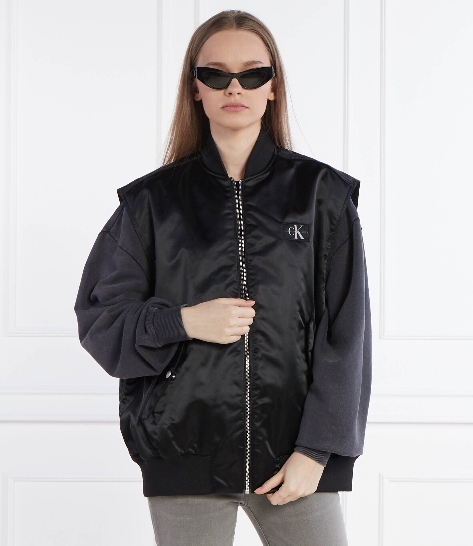 Calvin Klein Jeans De satin vestă | Loose fit