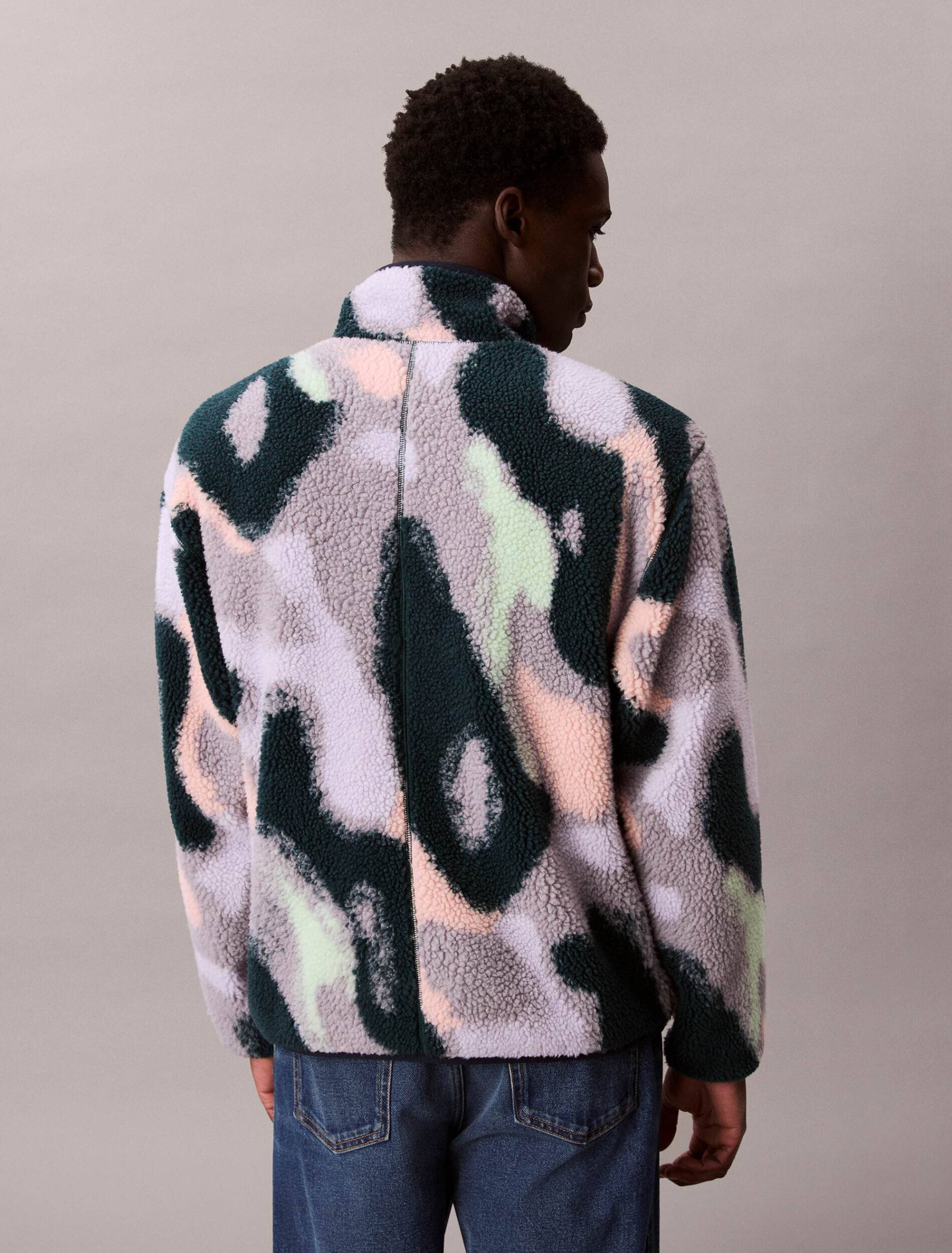 Calvin Klein Jeans Din fleece geacă | Relaxed fit