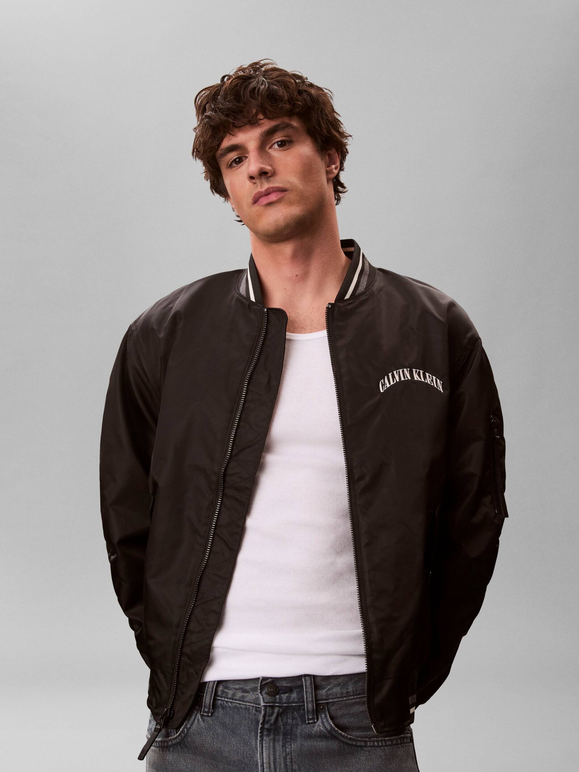 Calvin Klein Jeans Geacă bomber Graphic | regular fit
