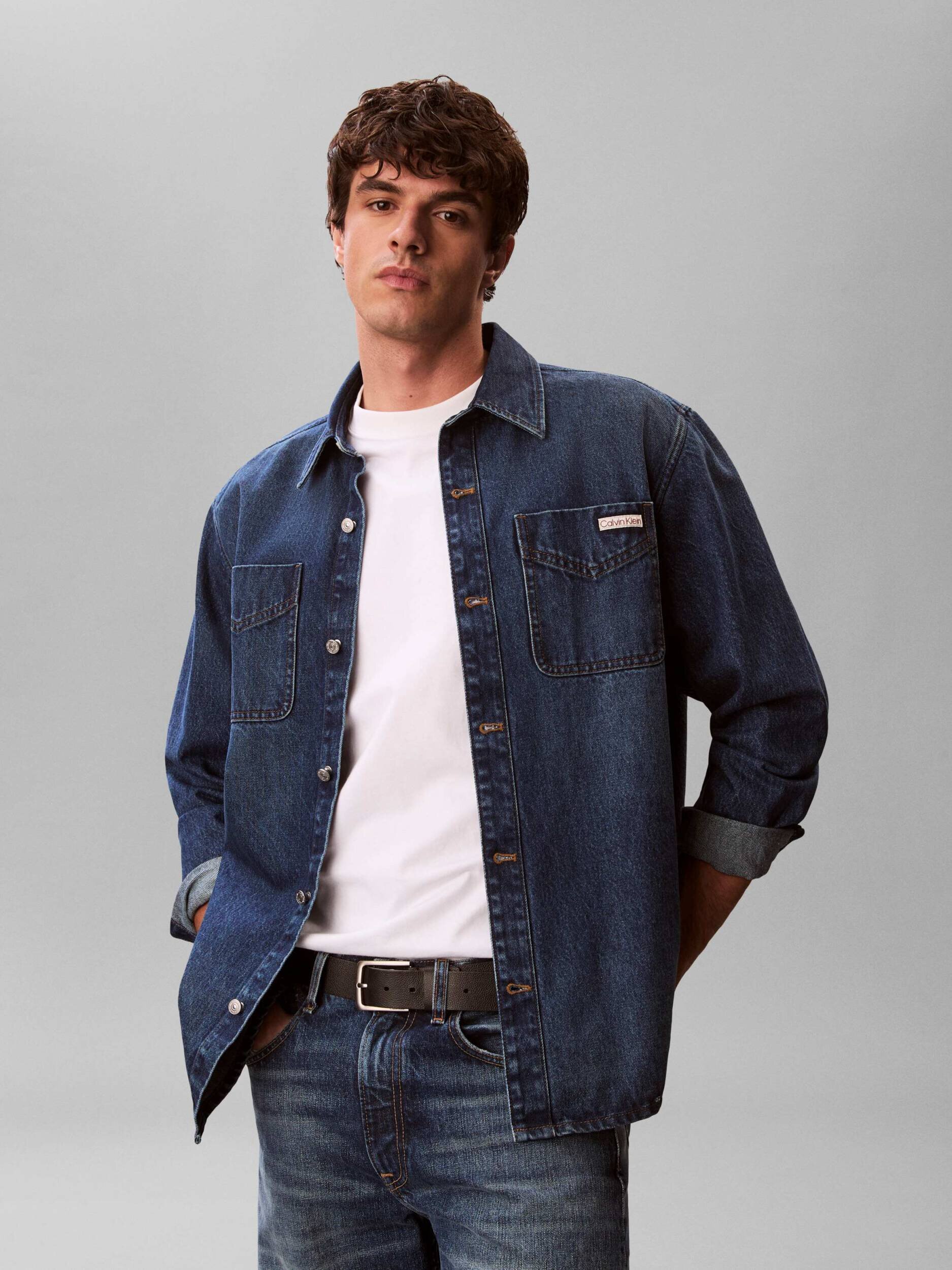 Calvin Klein Jeans Geacă de blug 90S HORIZON | regular fit