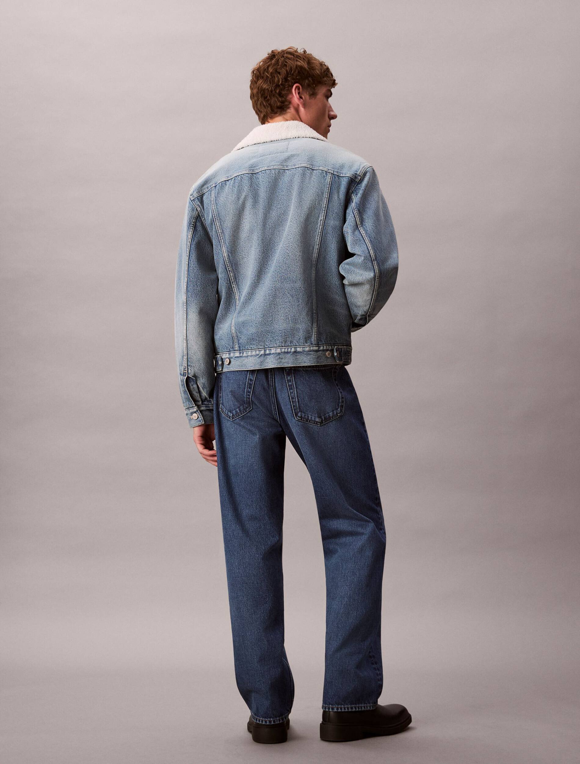 Calvin Klein Jeans Geacă de blug 90S SHERPA TRUCKER | regular fit | shearling