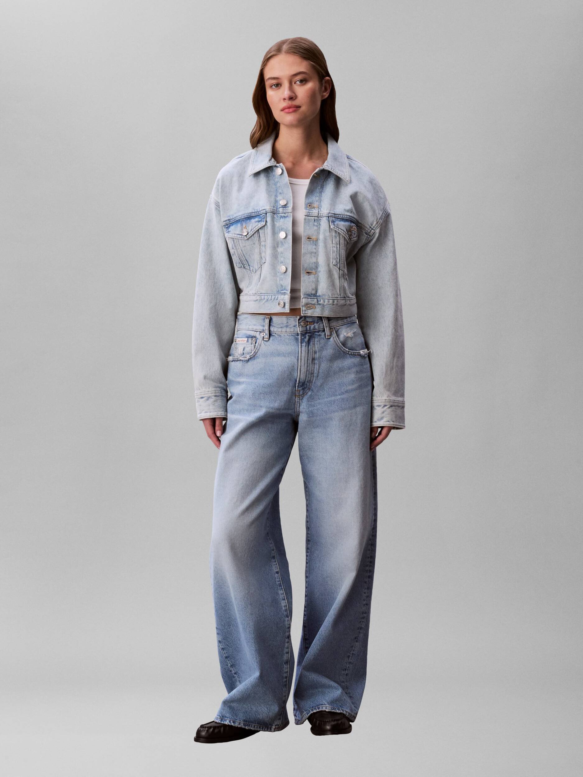 Calvin Klein Jeans Geacă de blug | Cropped Fit