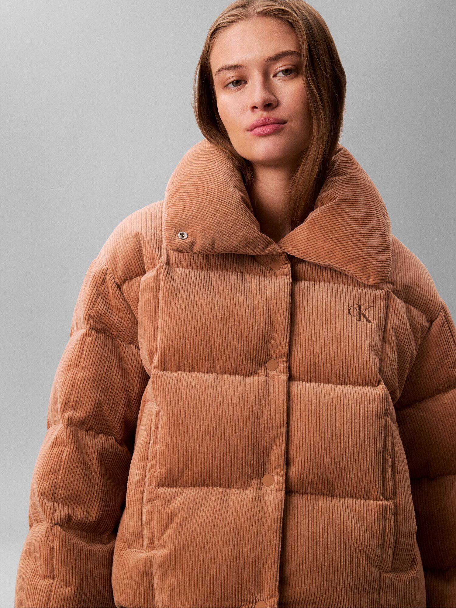 Calvin Klein Jeans Geacă de puf | Relaxed fit | catifea reiată