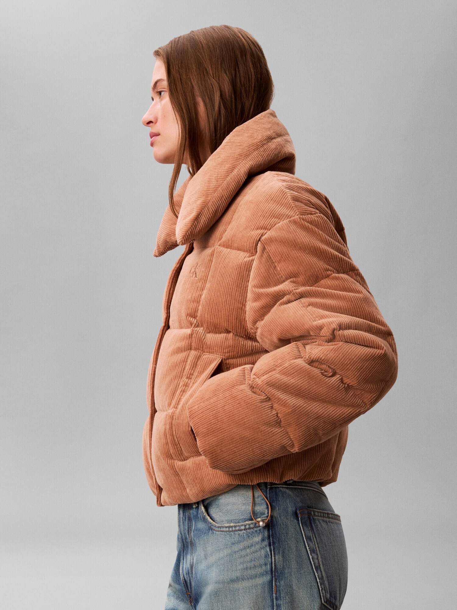 Calvin Klein Jeans Geacă de puf | Relaxed fit | catifea reiată