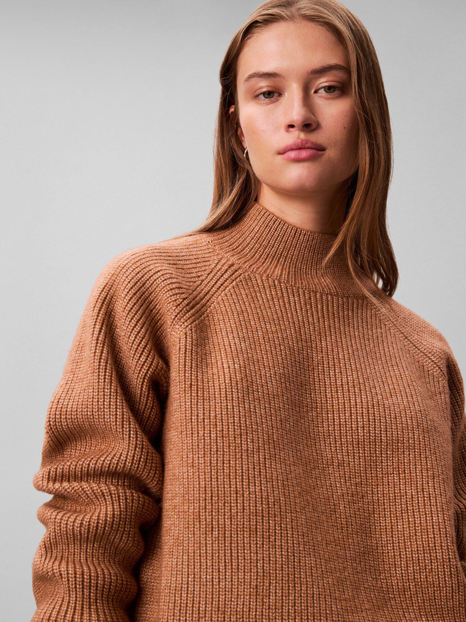 Calvin Klein Jeans Guler înalt | regular fit cu adaos de lână