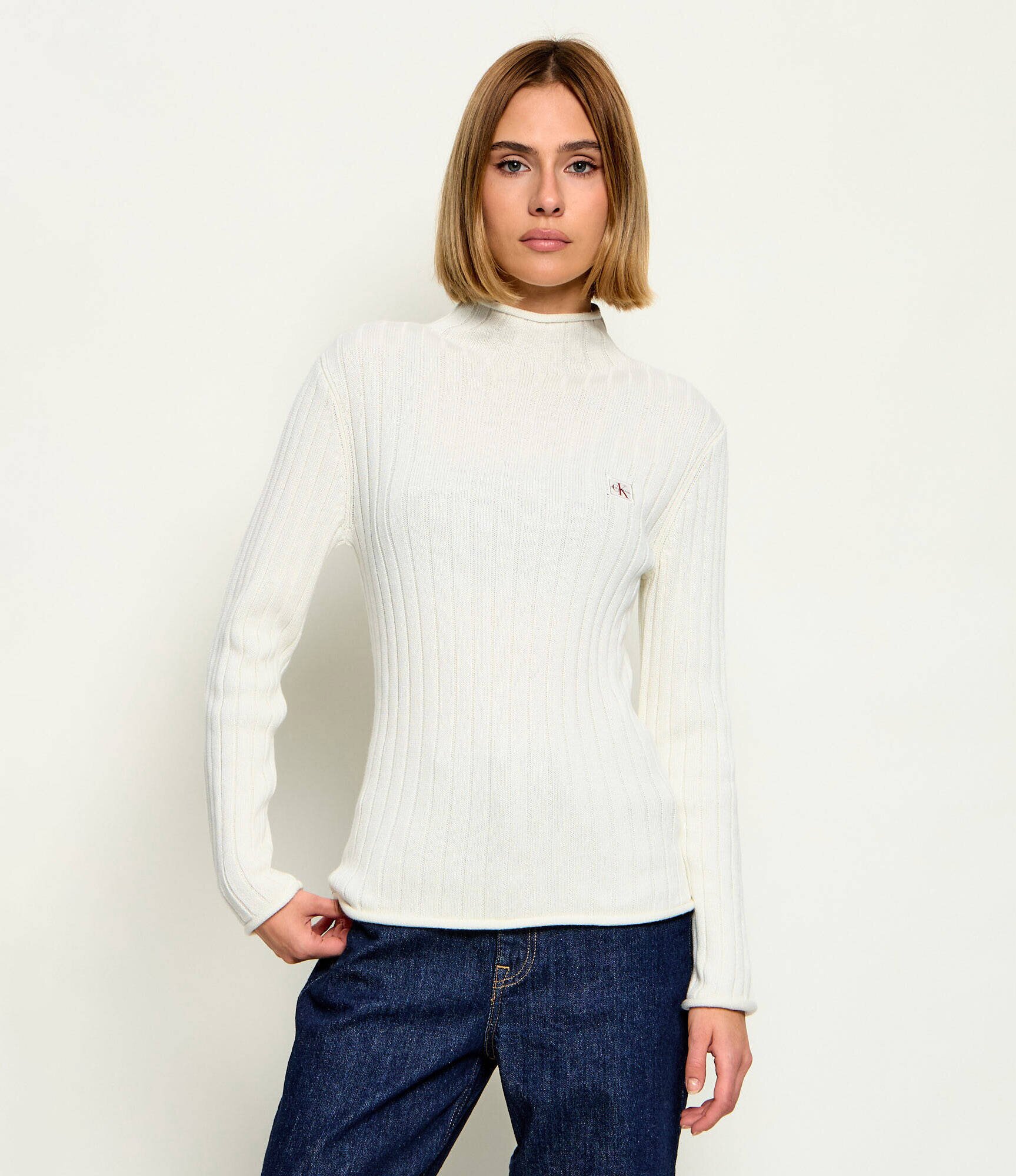 Calvin Klein Jeans Guler înalt | Slim Fit